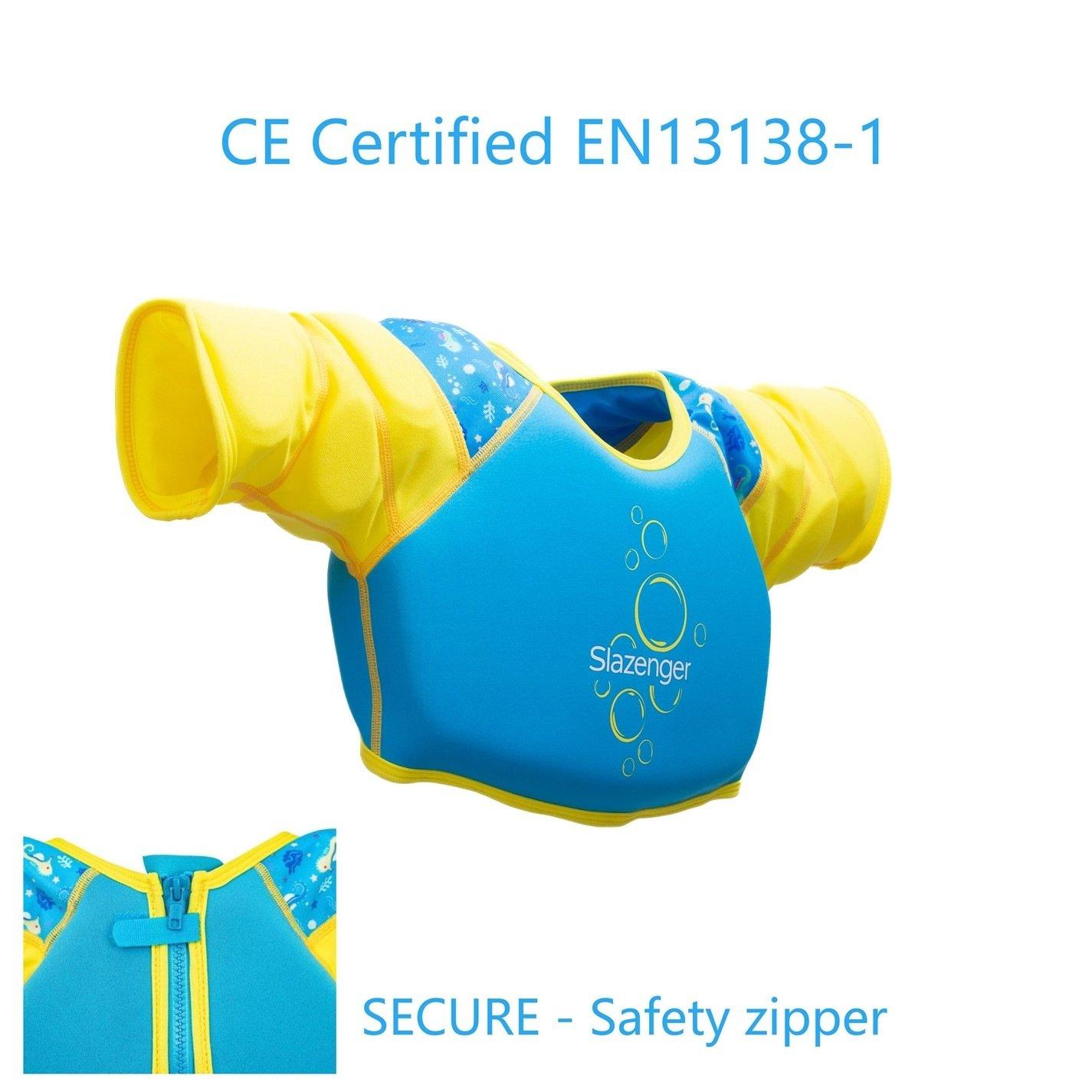 Blå/Gul - Slazenger - Float Vest Childrens - 3