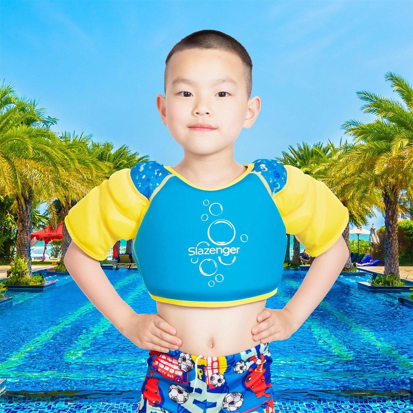 Blå/Gul - Slazenger - Float Vest Childrens - 5