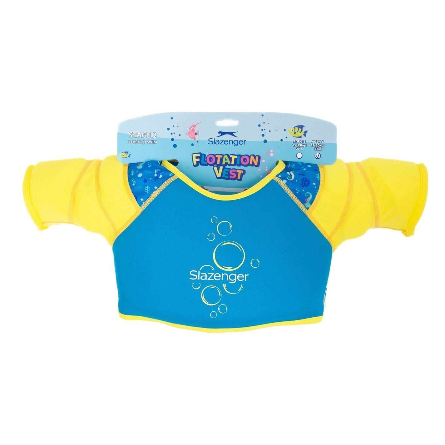 Blå/Gul - Slazenger - Float Vest Childrens - 6