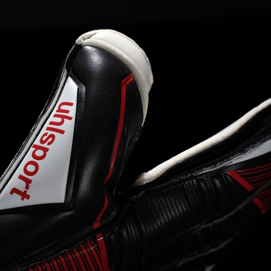 Schwarz/Rot/Weiß - Uhlsport - Kids' Powerline Soft Flex Frame Goalkeeper Gloves - 5