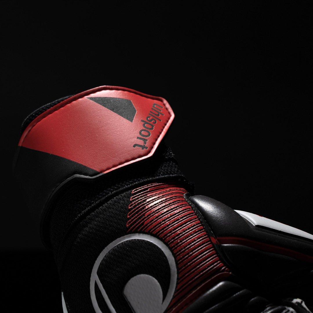 Schwarz/Rot/Weiß - Uhlsport - Adults Powerline Soft Pro Goalkeeper Gloves - 4