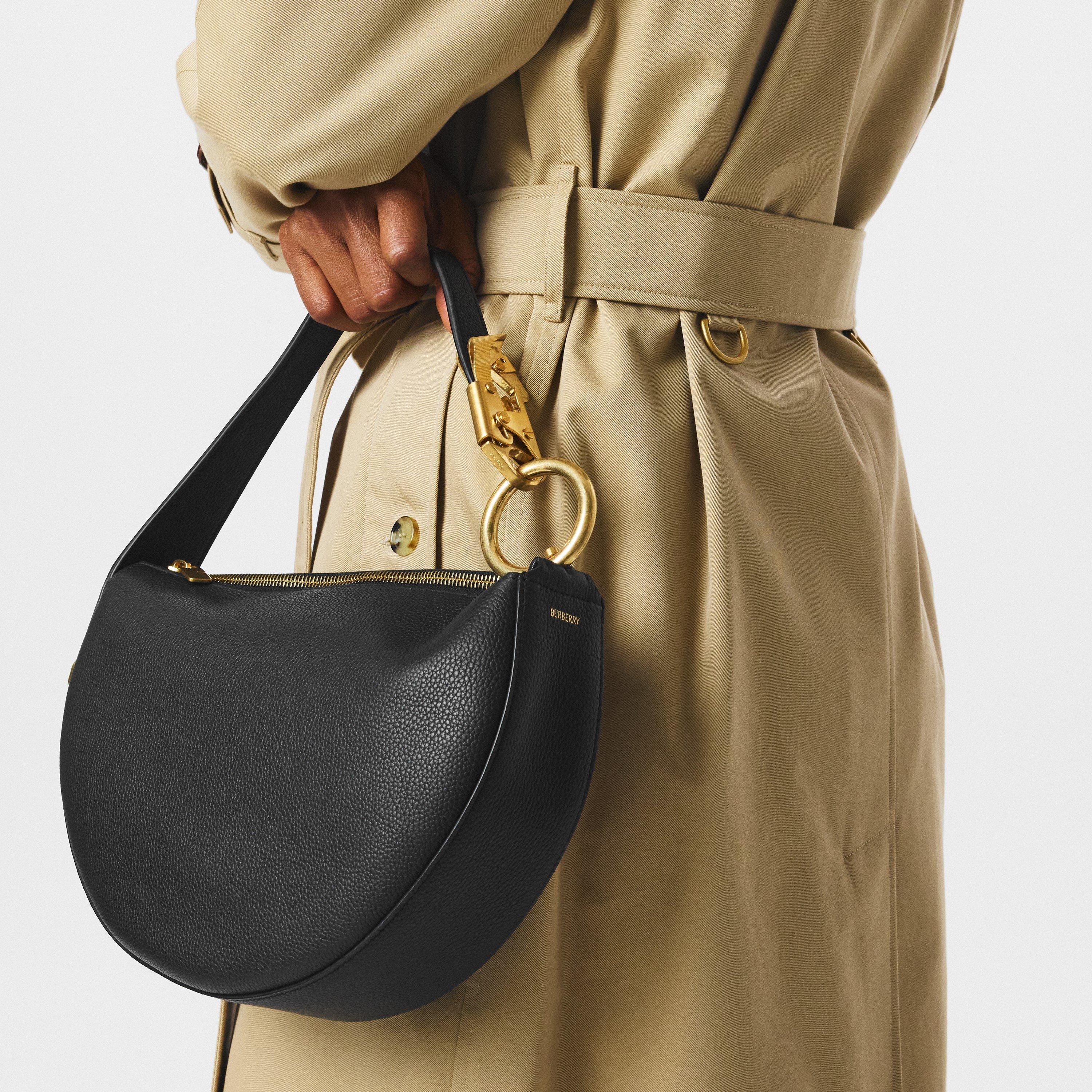 Black - Burberry - Knight Arc Bag - 3