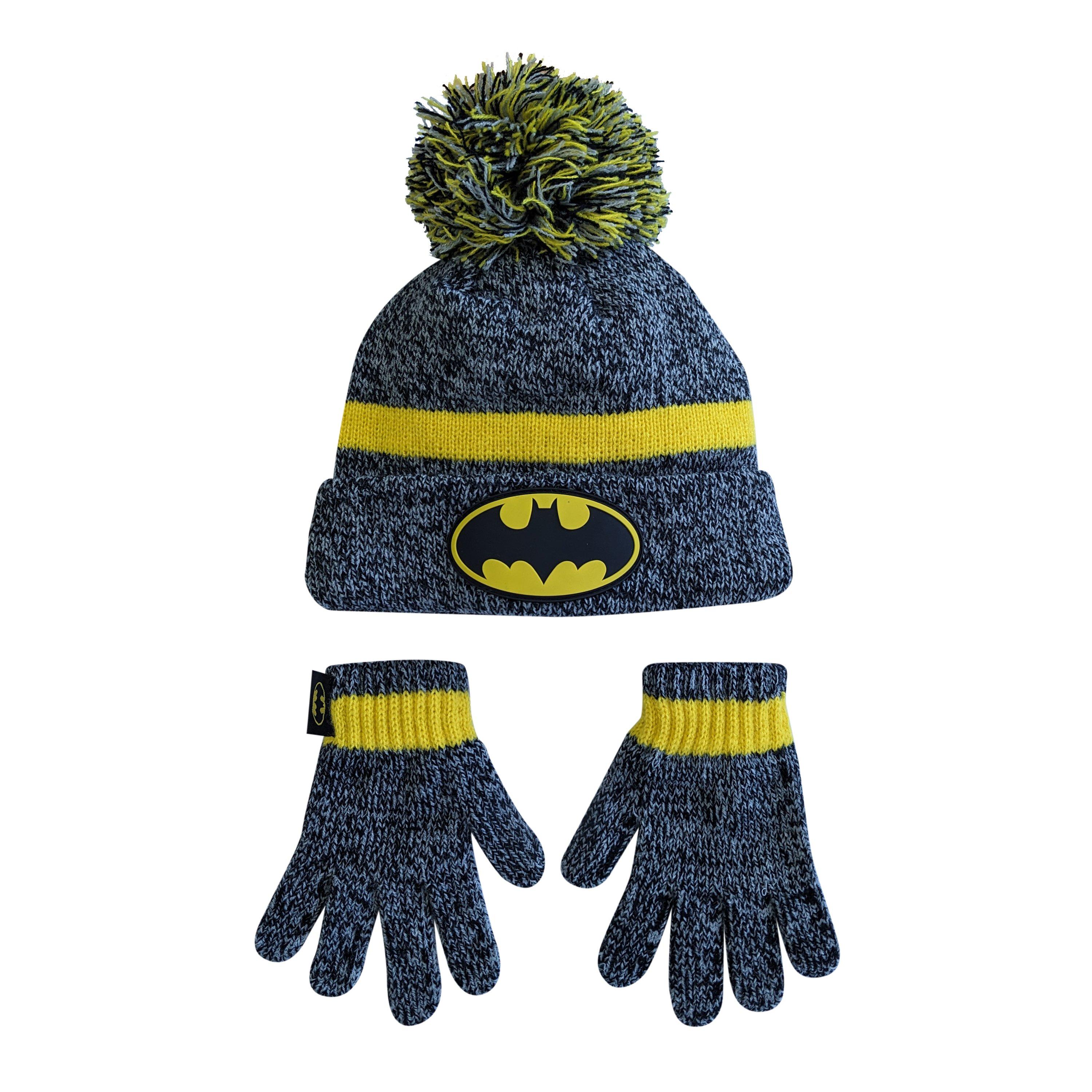 Batman Hat and Glove Set Ch99 Hat og handskesaet Sports World