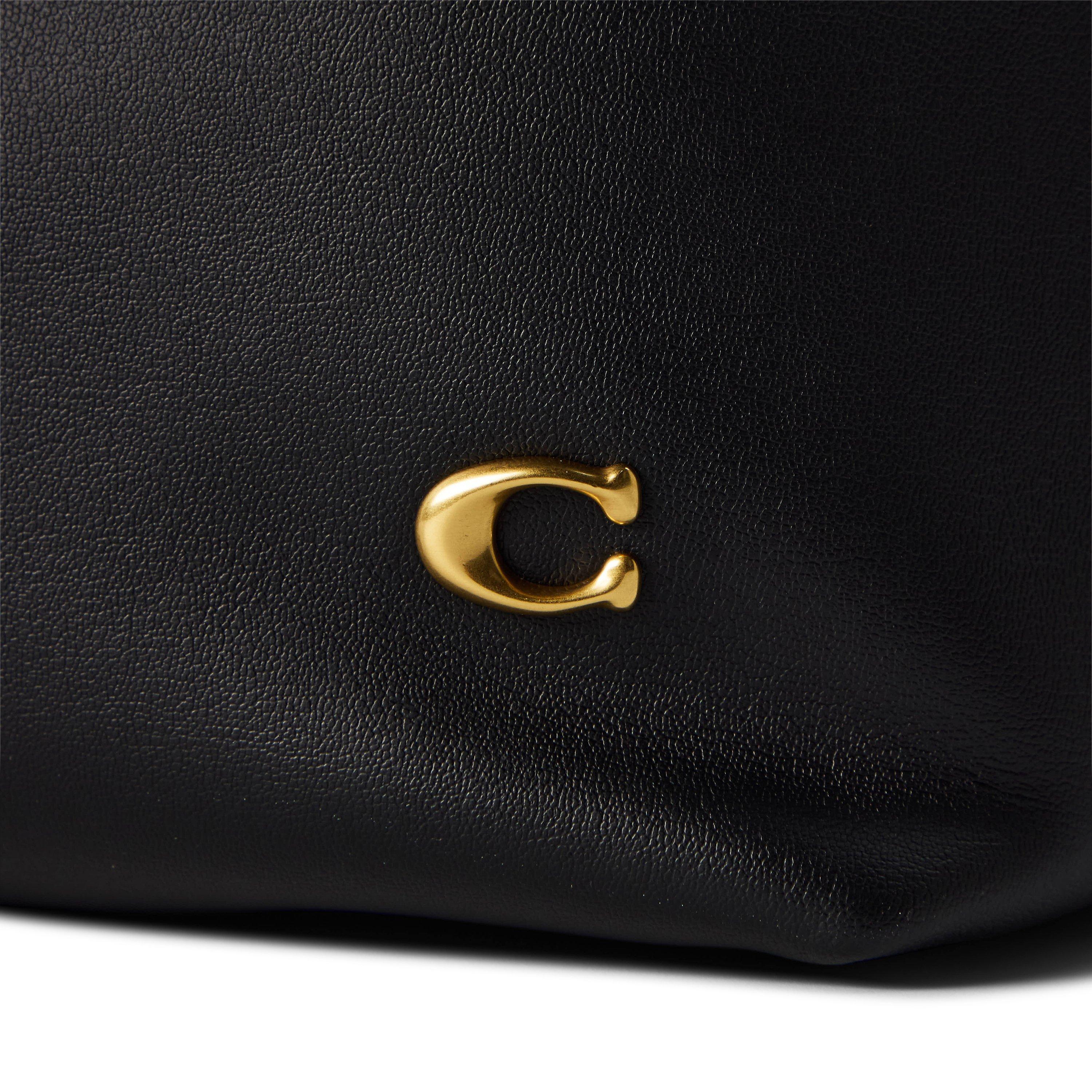 Black - Coach - Women's North Leather Tote Bag - 4