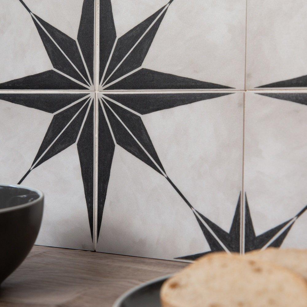 Black - Quadrostyle - Premium Wall & Tile Stickers Astra Black - 3