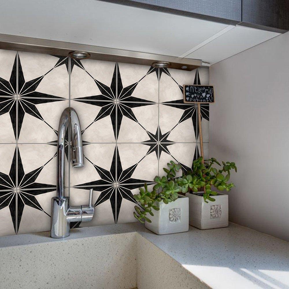 Black - Quadrostyle - Premium Wall & Tile Stickers Astra Black - 4