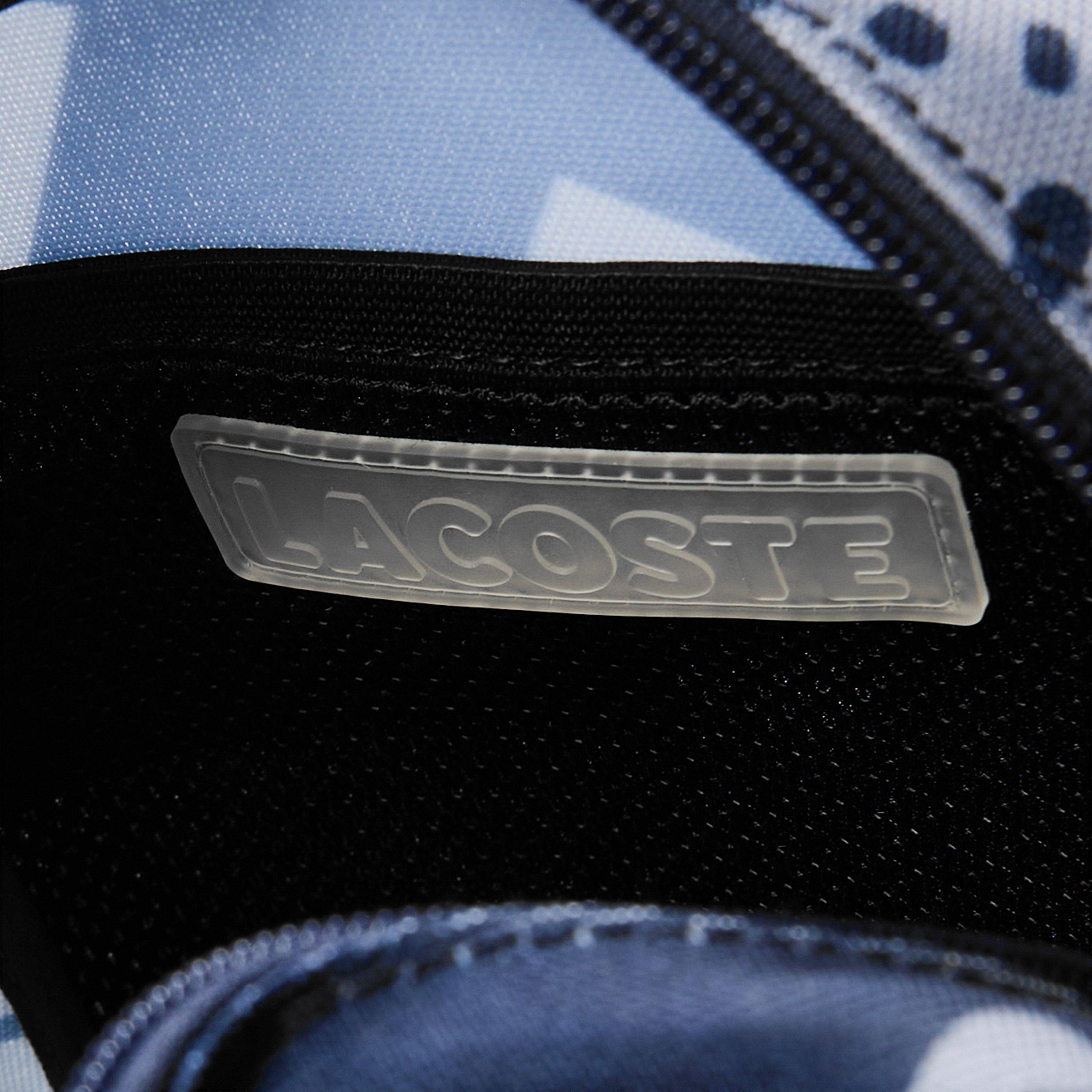 Marine/Grau - Lacoste - Men's Vertical Croc Print Cross Body Bag - 6