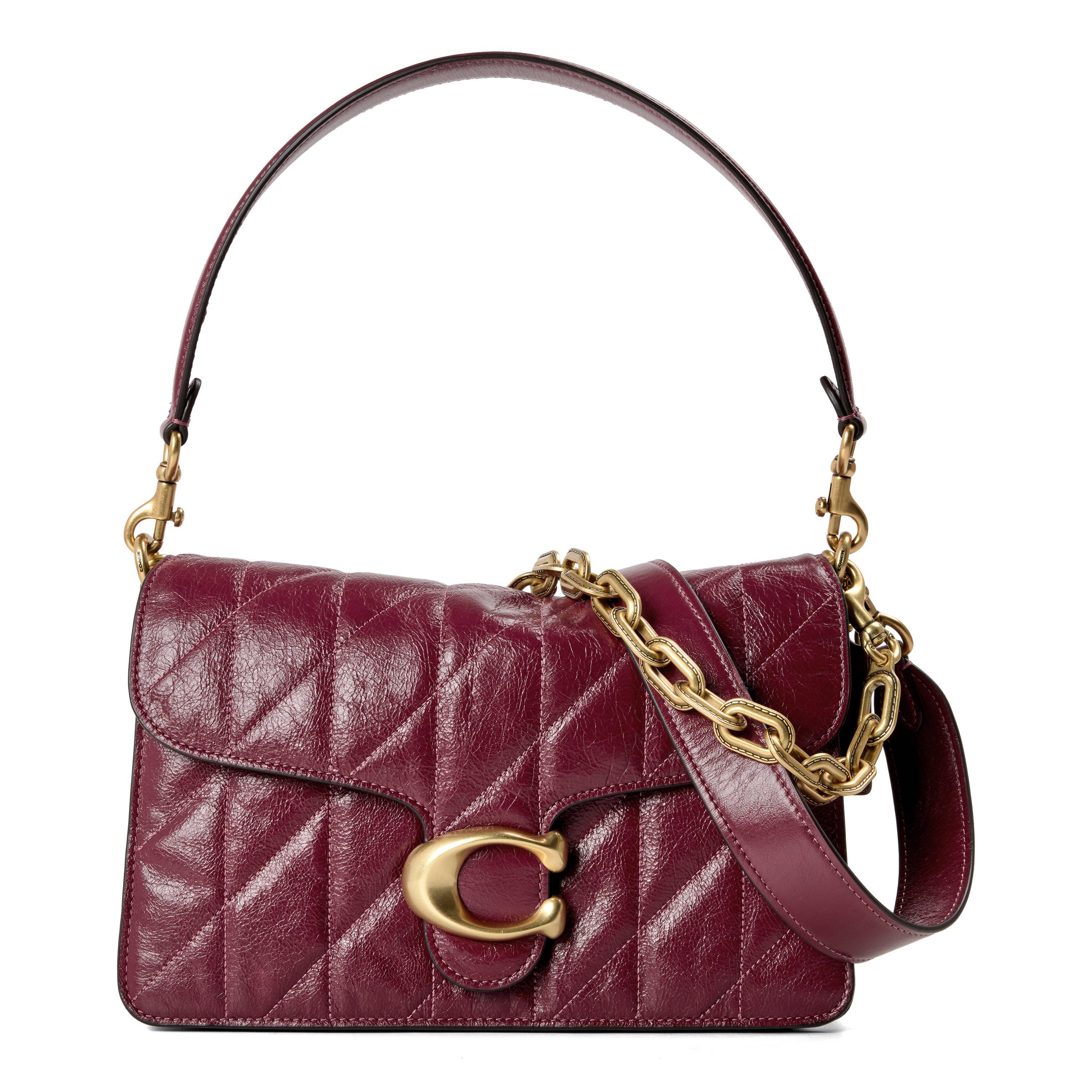 B4/DARK CHERRY - Coach - Chain Tabby Shoulder Bag - 1