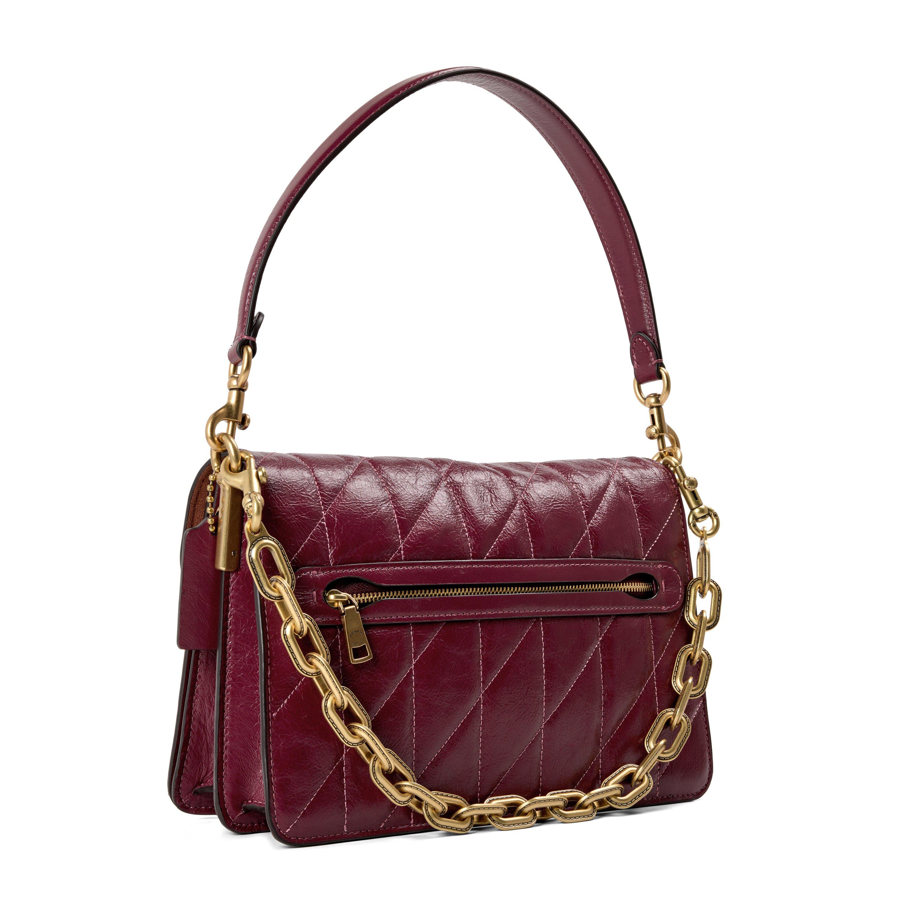 B4/DARK CHERRY - Coach - Chain Tabby Shoulder Bag - 2