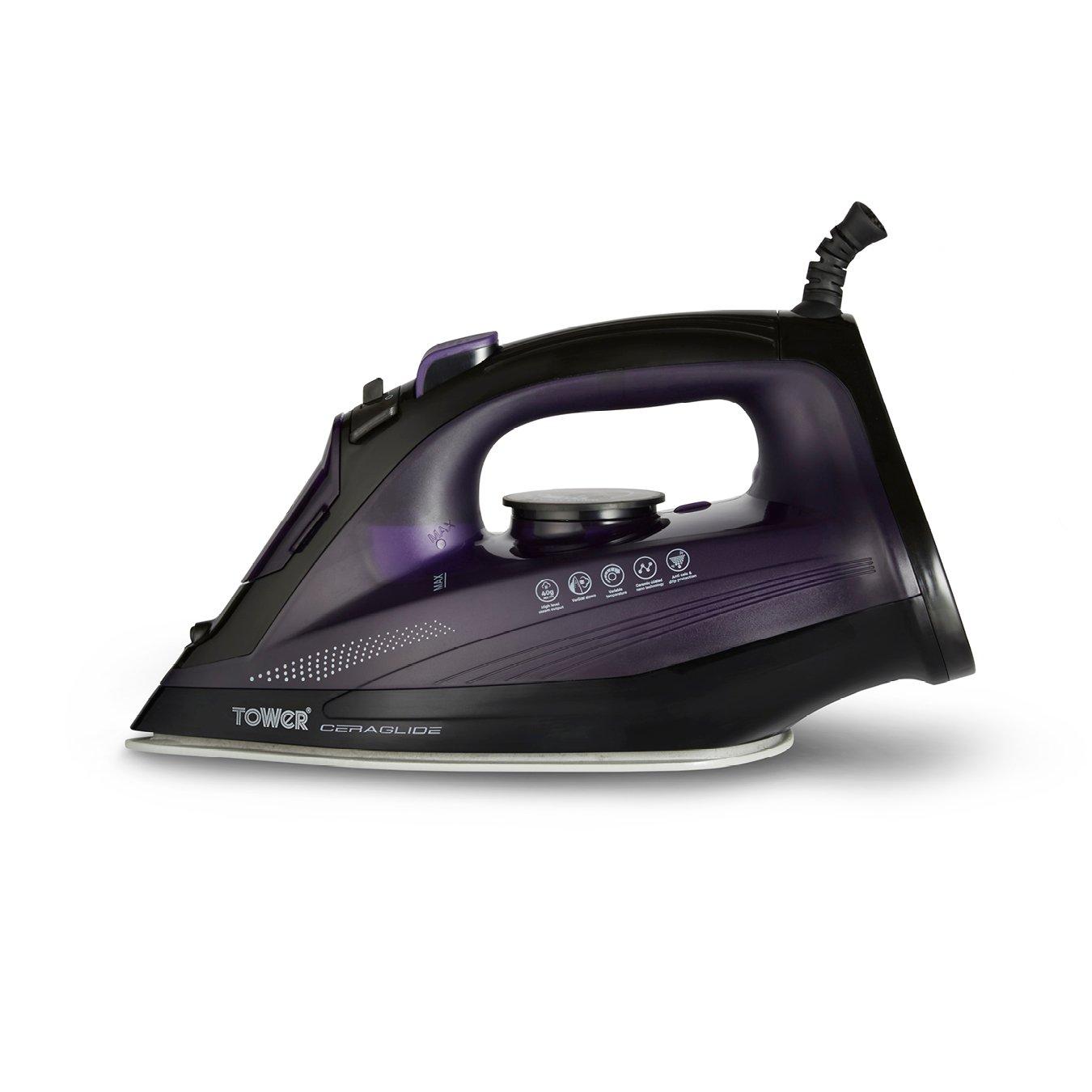 Purple - Tower - 2600W Steam Iron - 1