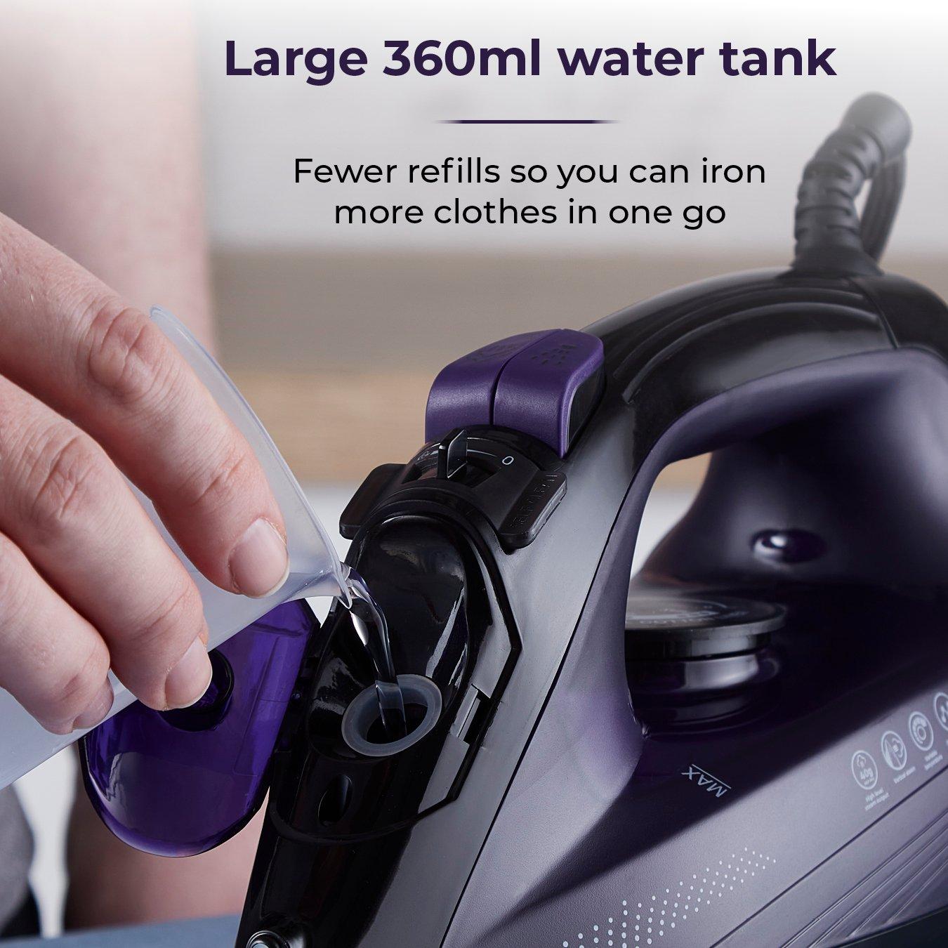 Purple - Tower - 2600W Steam Iron - 6