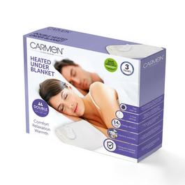 Carmen Double Heated Under Blanket with Overheat Protecti