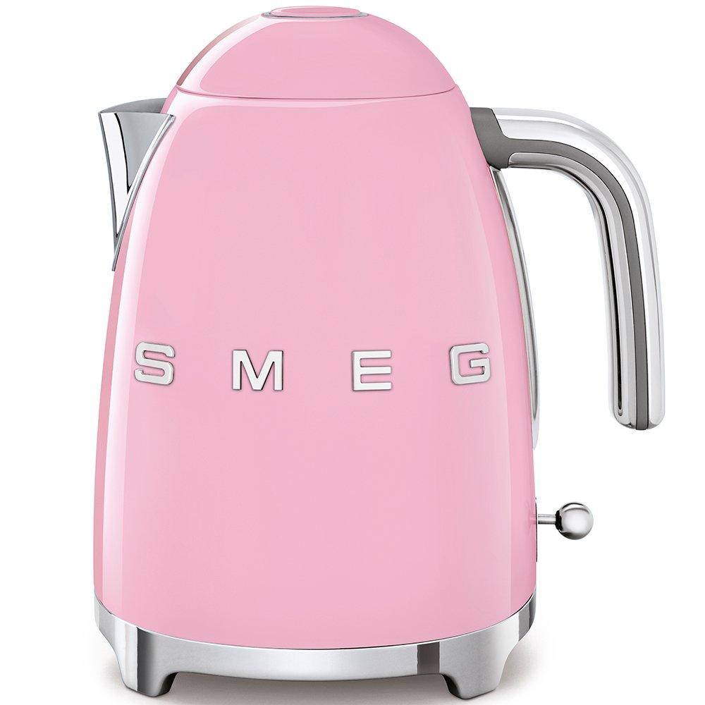 Smeg 50's Retro Style Aesthetic Kettle - Pink - 1.7L - Stainless Steel - Image 7