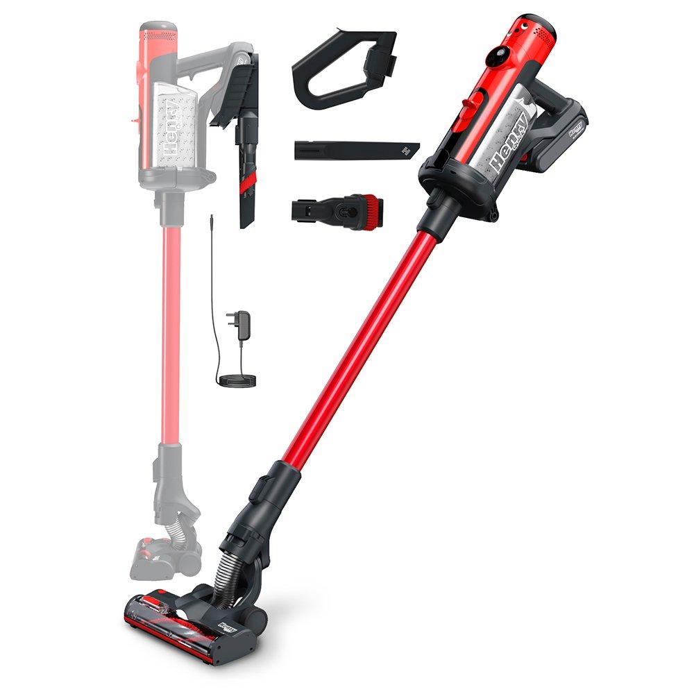 Red - Numatic - Henry Quick Cordless V16 Vacuum Cleaner - 11
