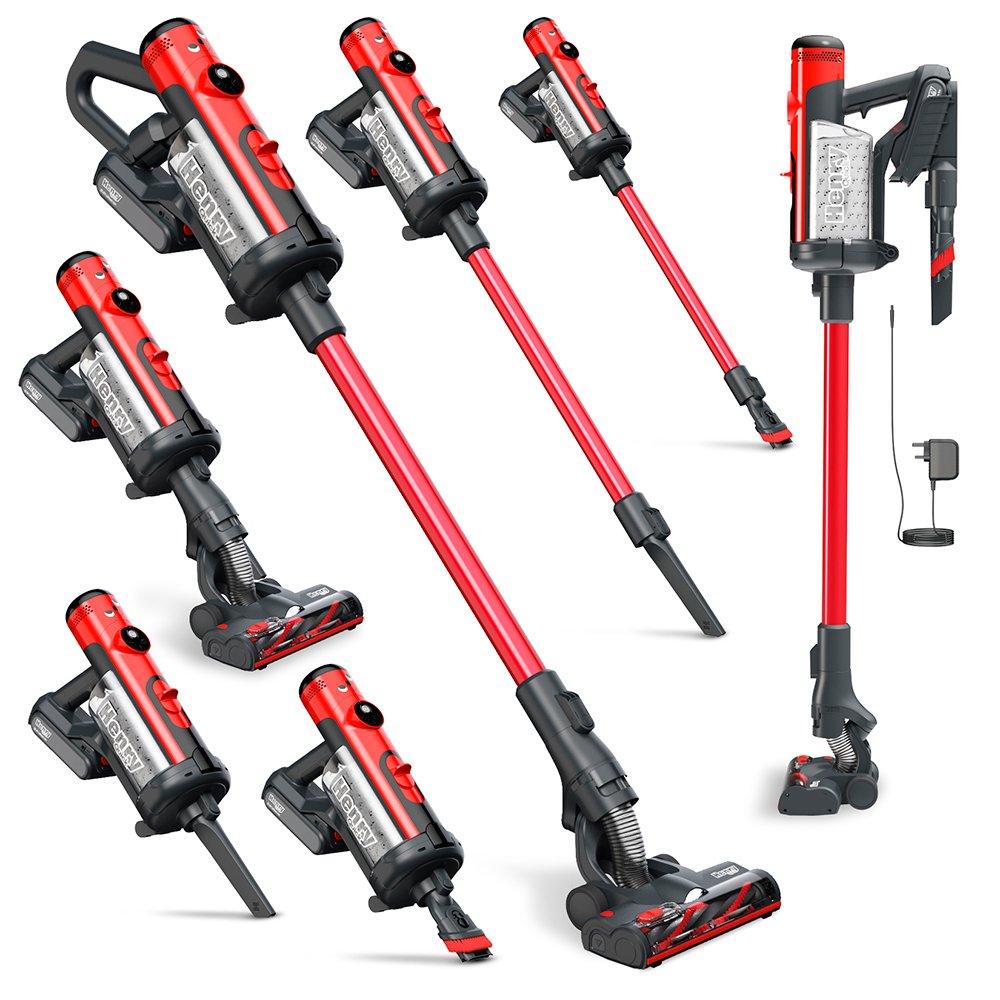 Red - Numatic - Henry Quick Cordless V16 Vacuum Cleaner - 13
