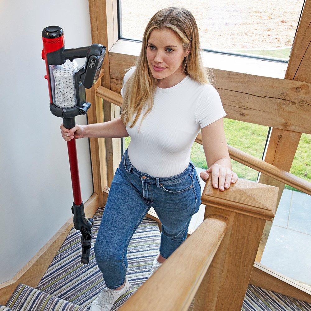 Red - Numatic - Henry Quick Cordless V16 Vacuum Cleaner - 8