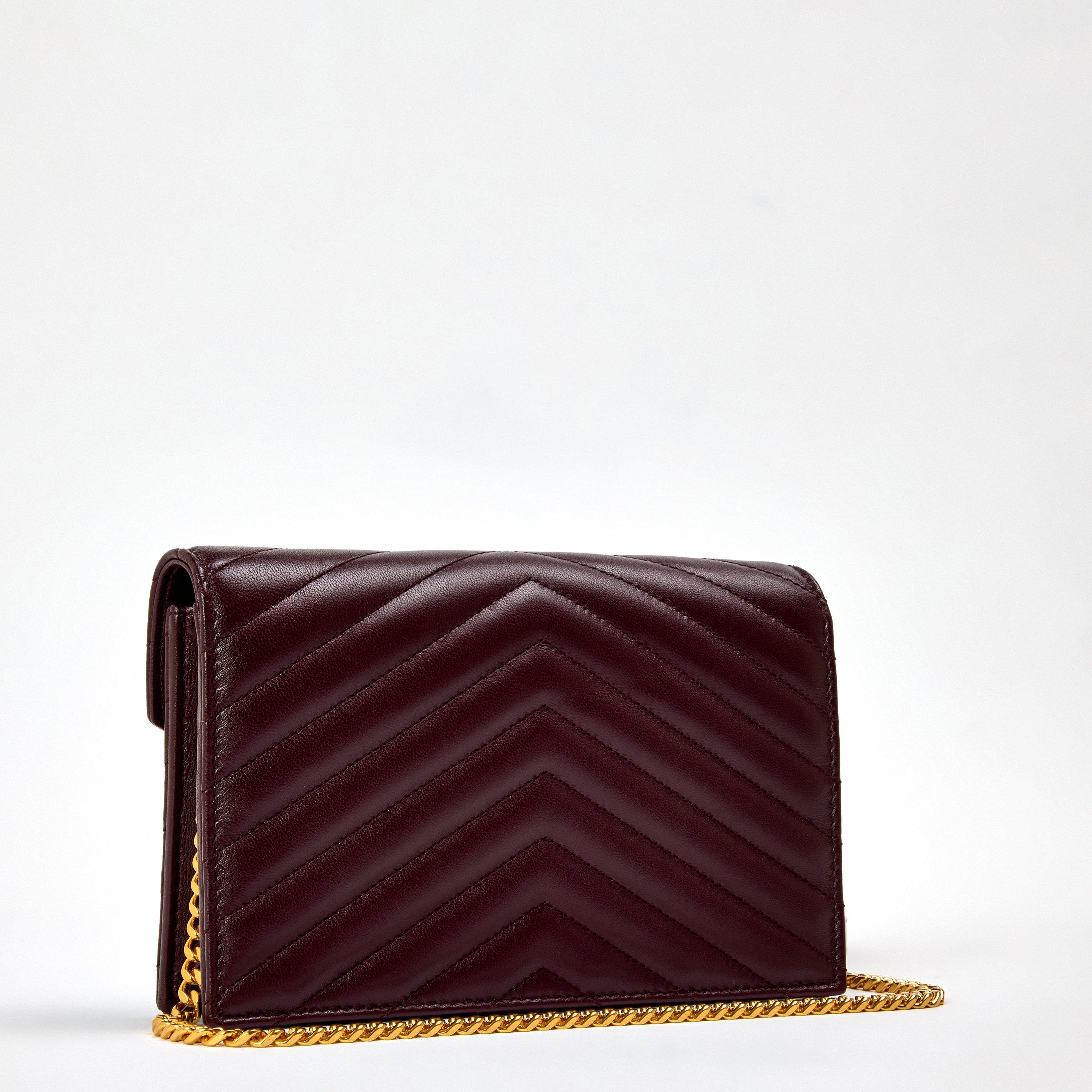 Hot Wine - Saint Laurent - Women's Wallet On Chain - 2