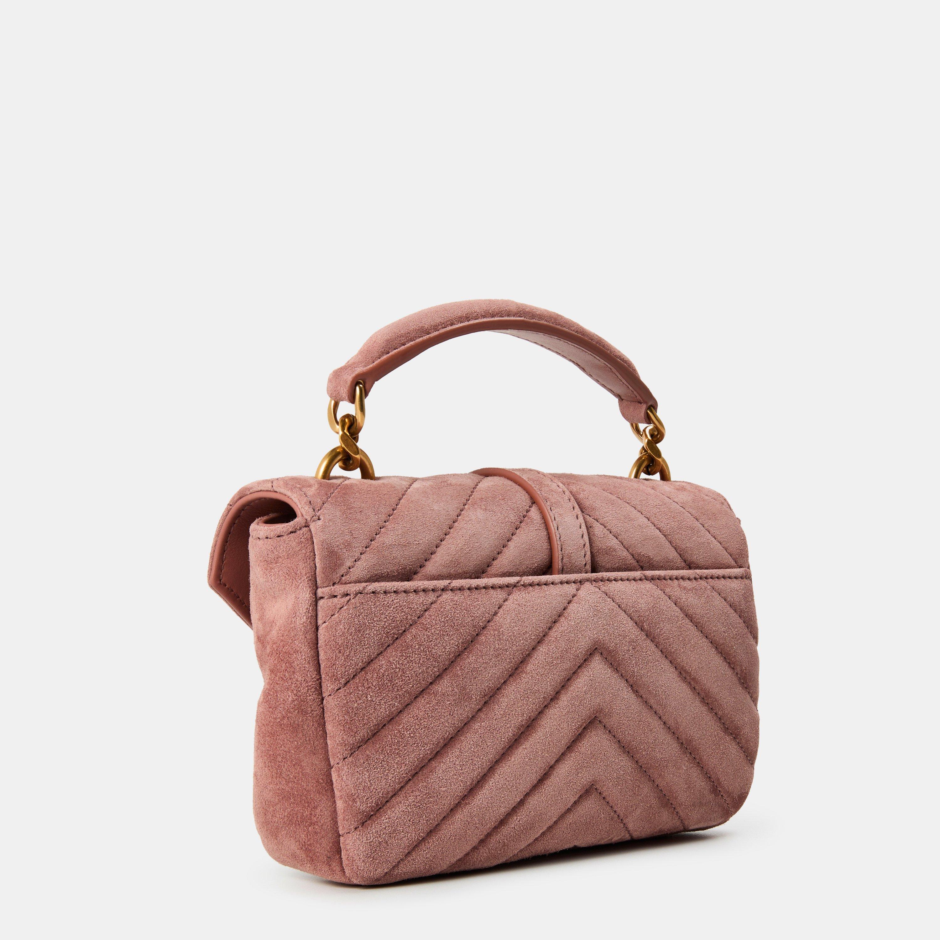 Barely Pink - Saint Laurent - Women's College Mini Cross Body Bag - 2