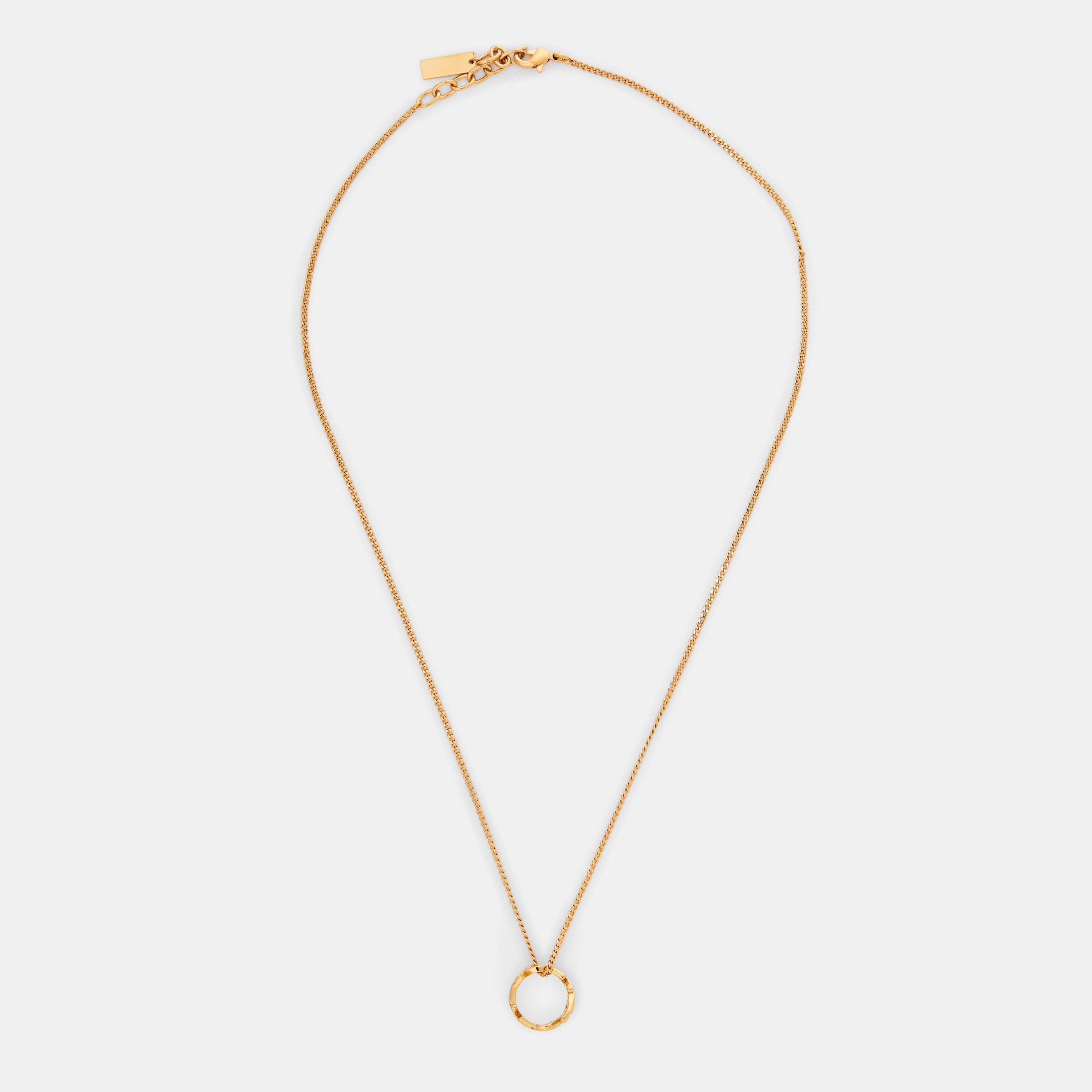Dore - Saint Laurent - Women's Twist Pendant Necklace - 2