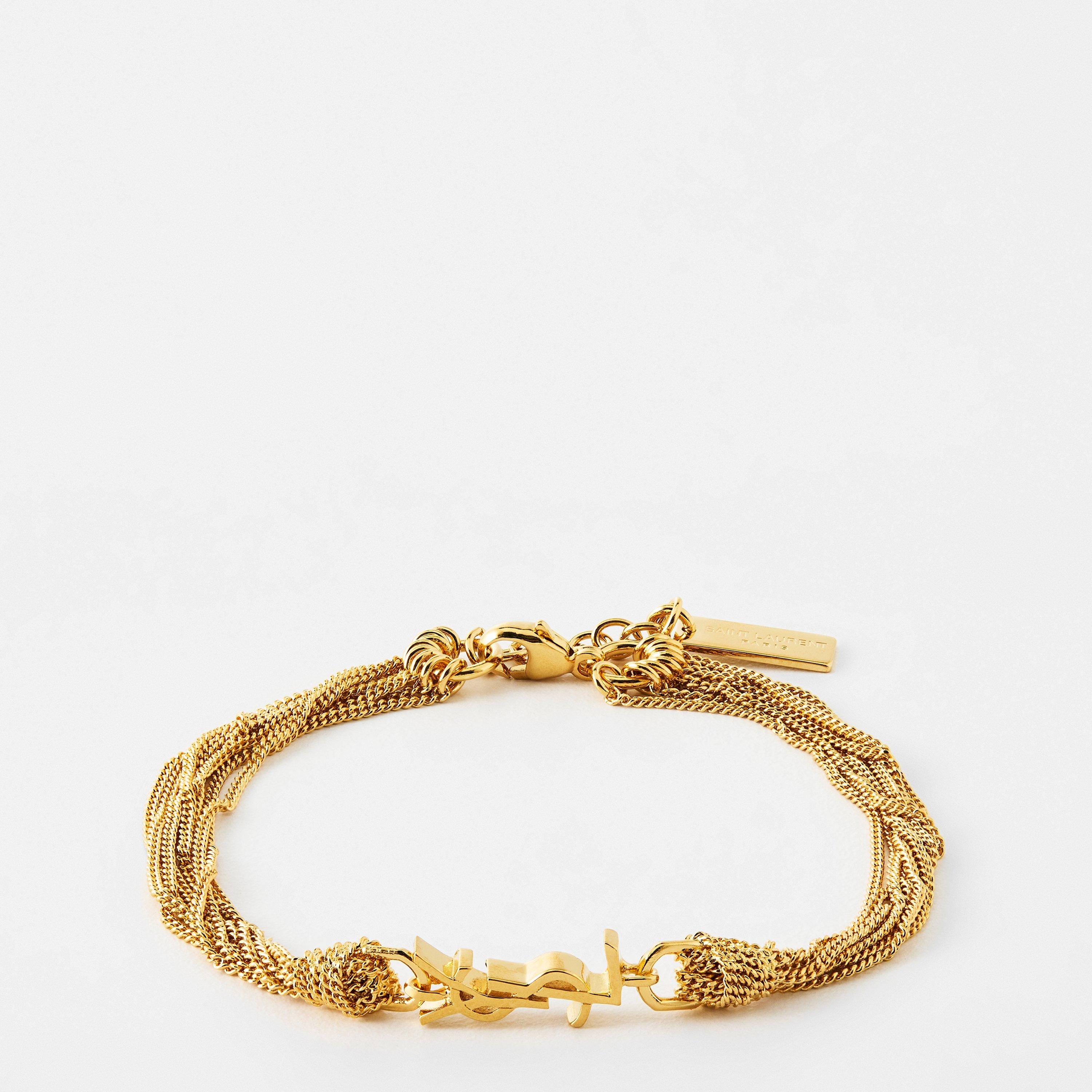 Saint Laurent Chain Bracelet - Dore - Large