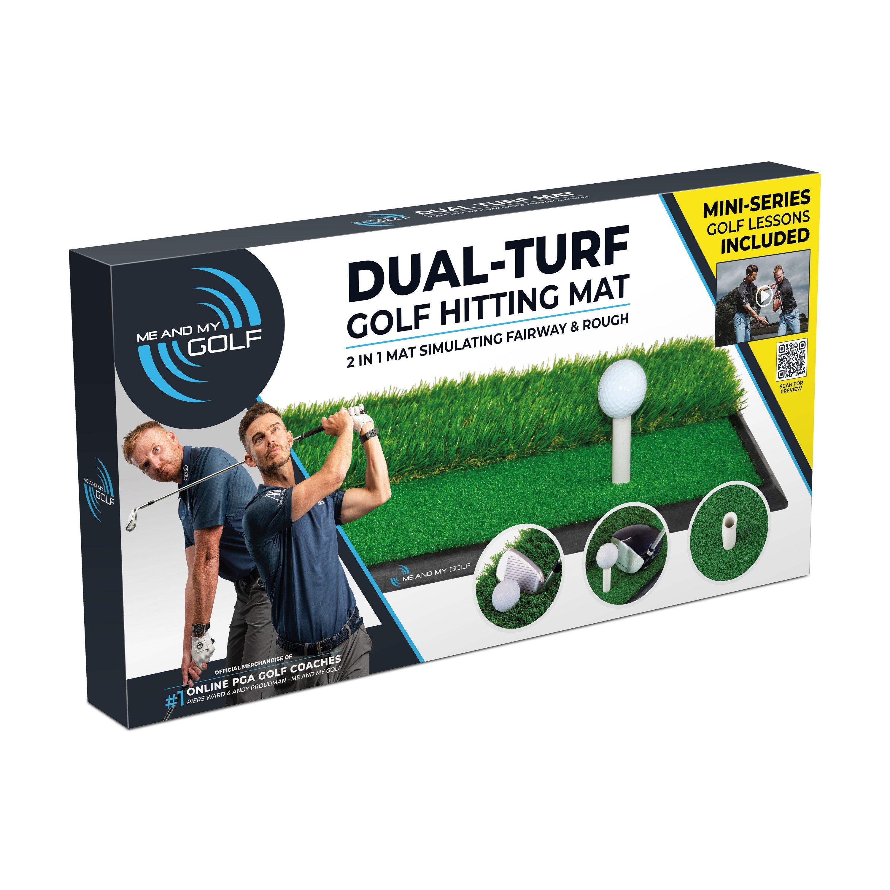 Green - Me And My Golf - Dual-Turf Golf Hitting Mat - 6