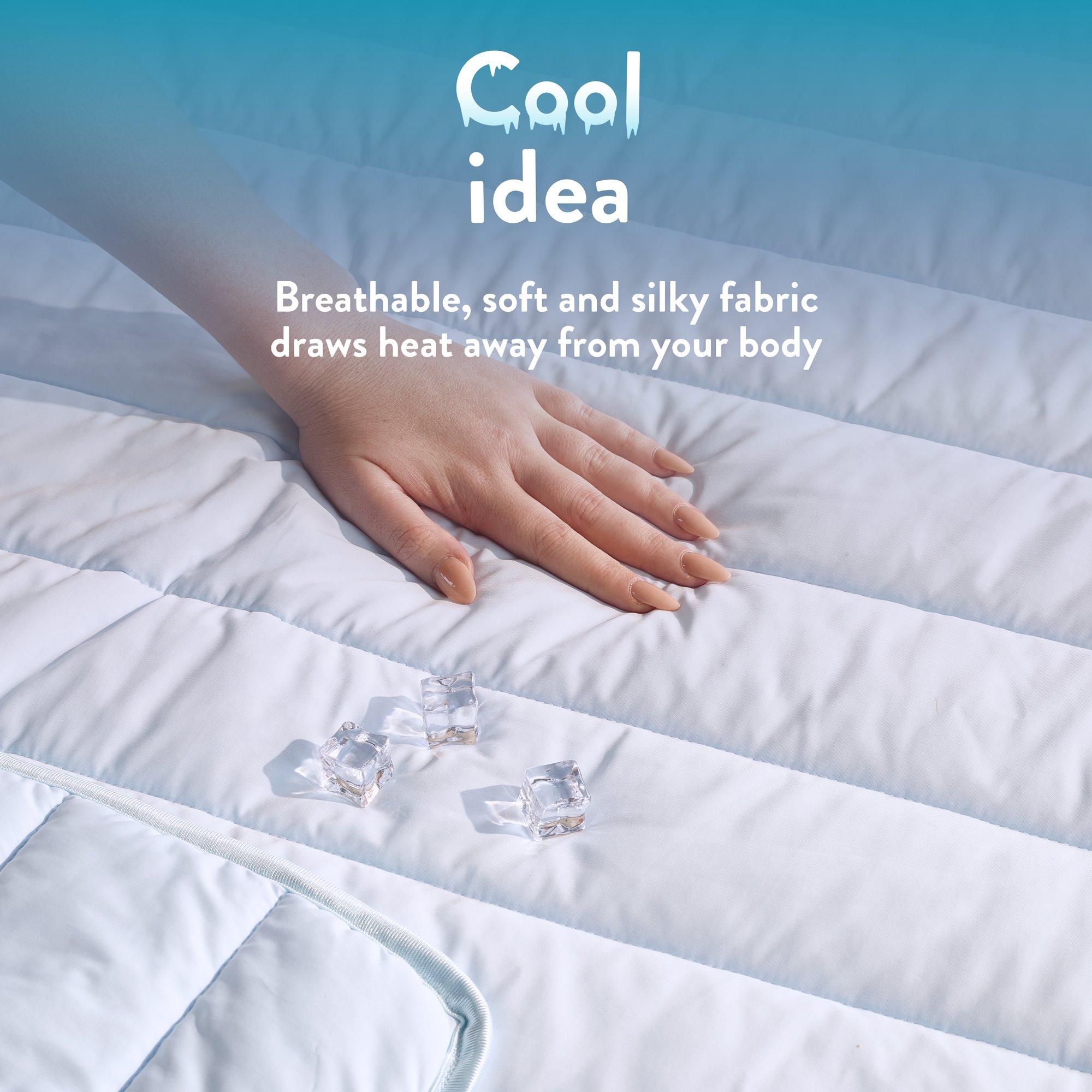 Blue - Slumberdown - Ultracool Nylon Summer Duvet - 4