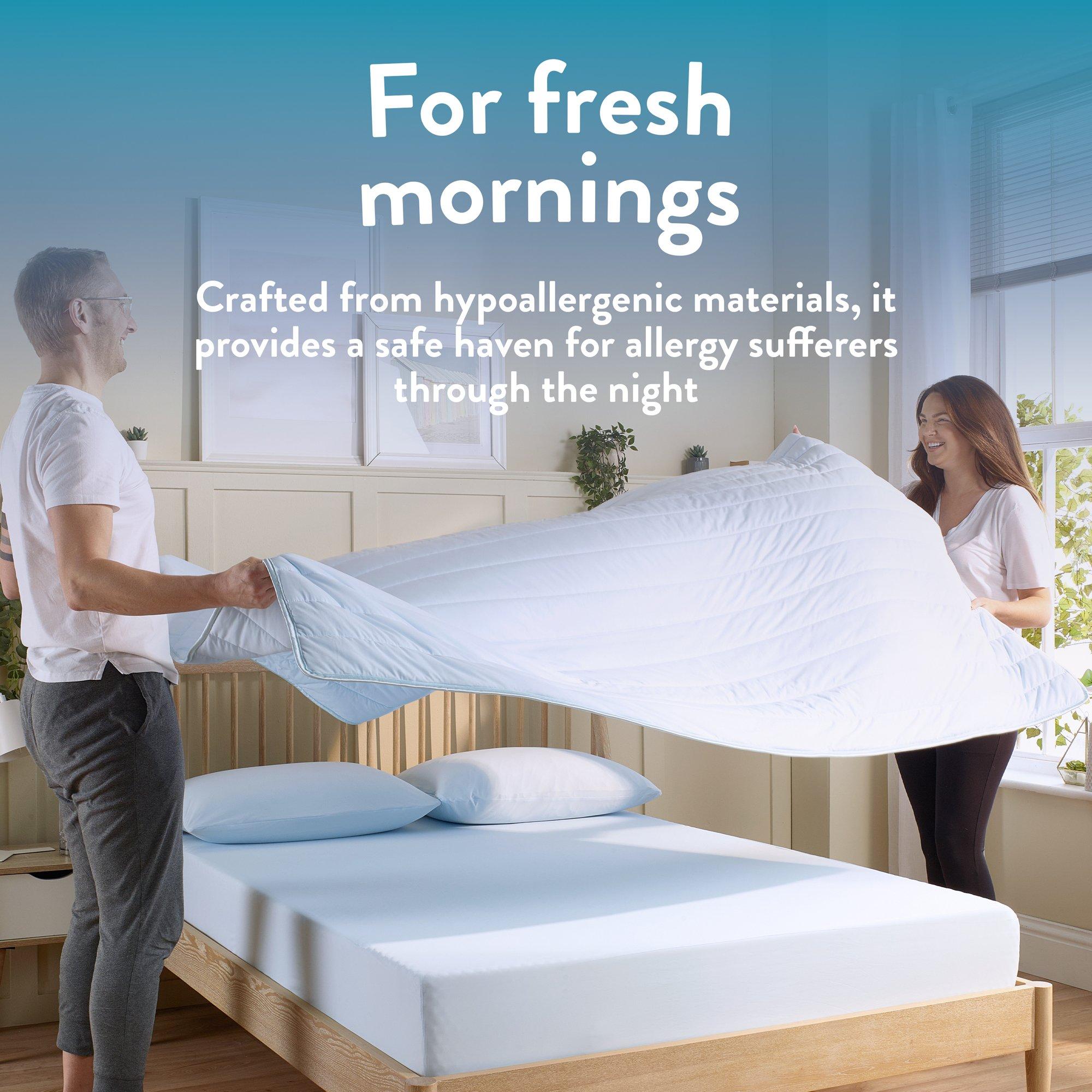 Blue - Slumberdown - Ultracool Nylon Summer Duvet - 5