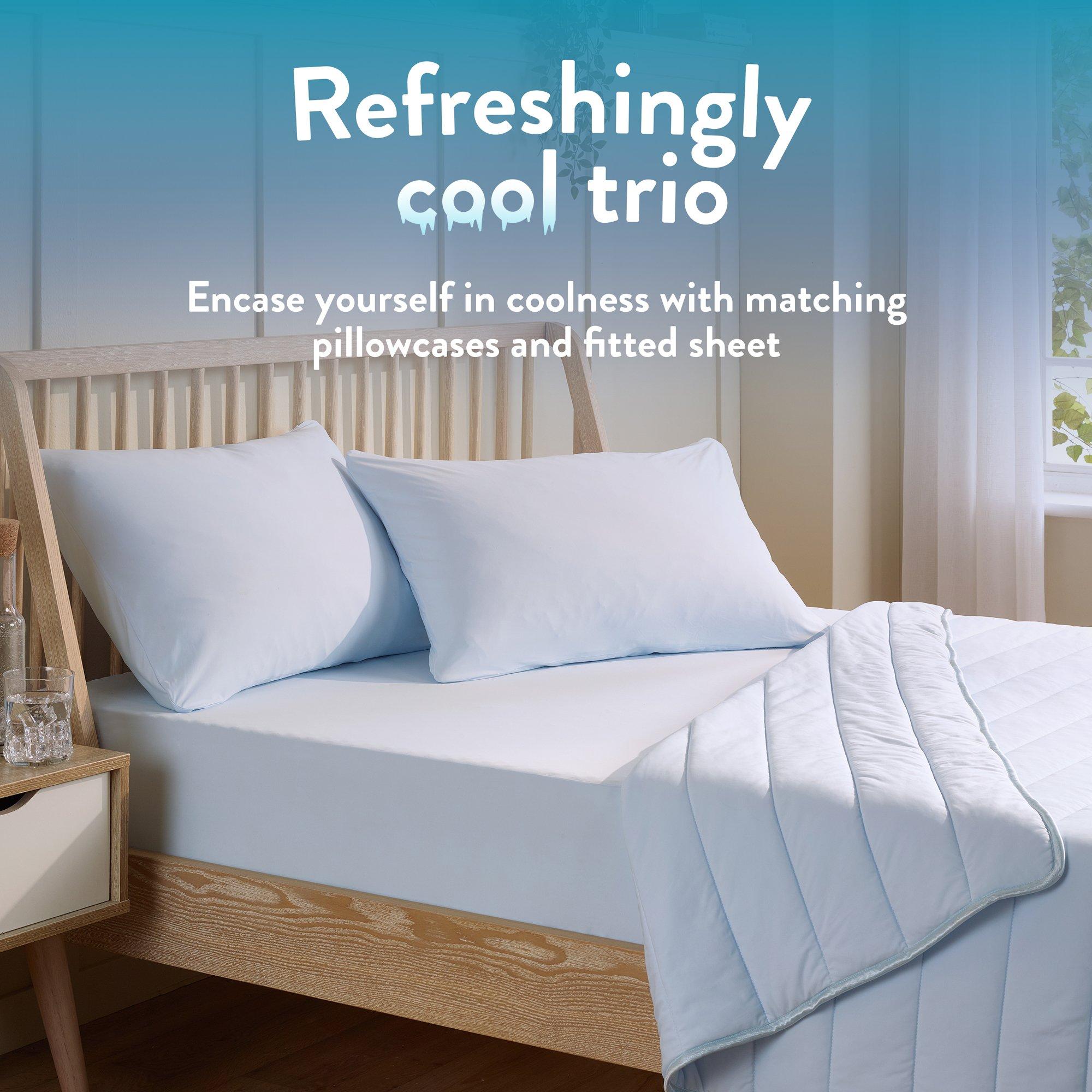 Blue - Slumberdown - Ultracool Nylon Summer Duvet - 6