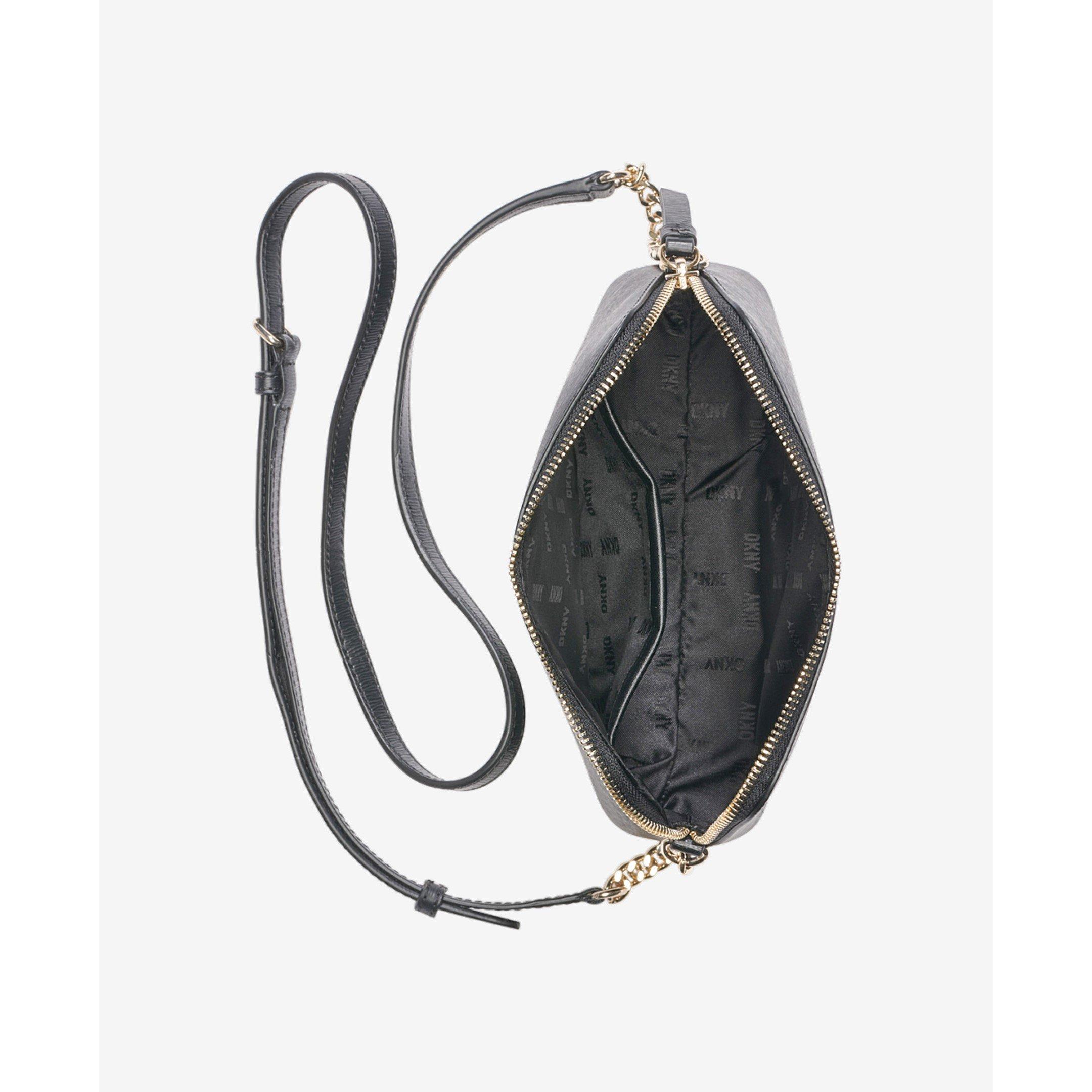 Black/Gold - DKNY - Bryant Crossbody Bag - 4