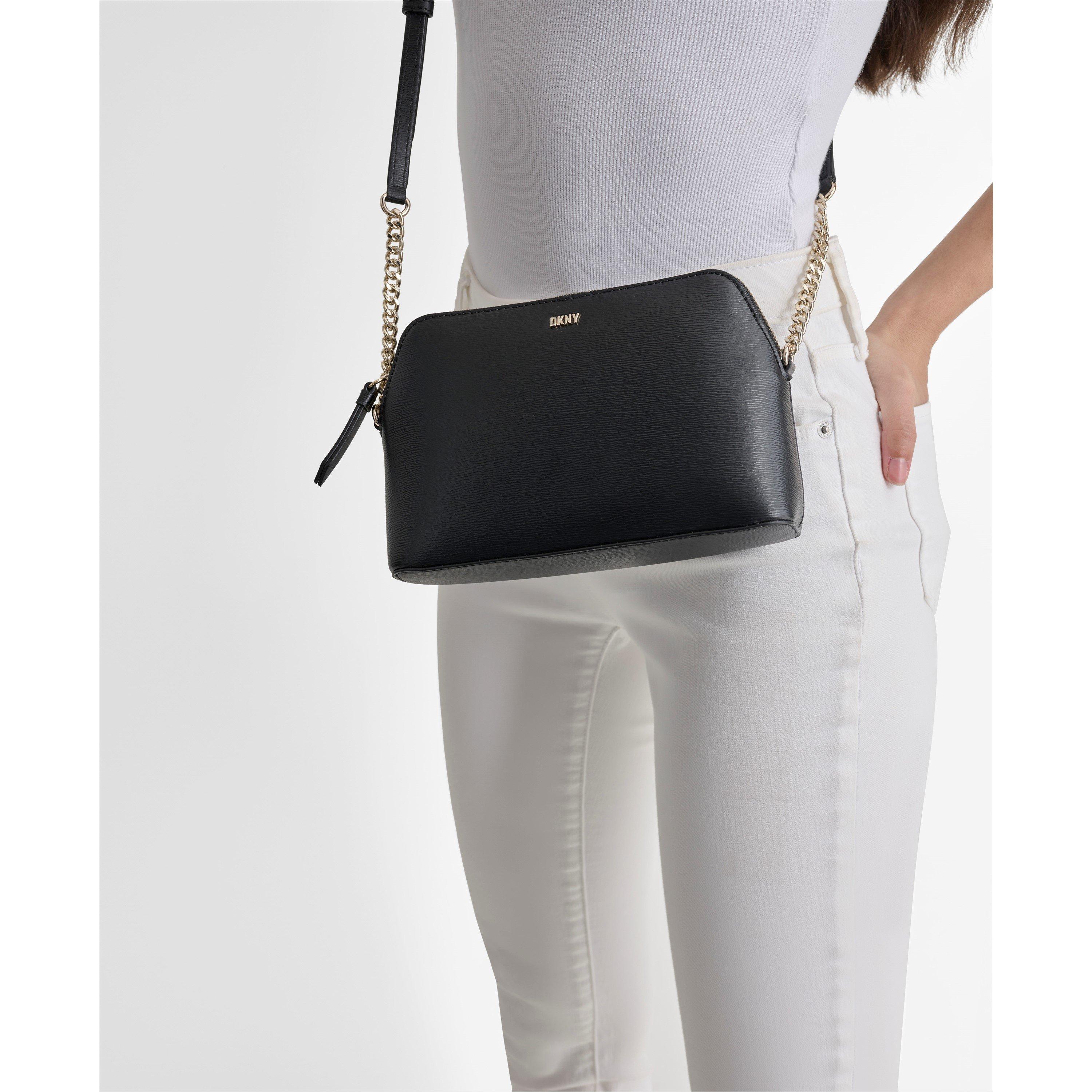 Black/Gold - DKNY - Bryant Crossbody Bag - 5