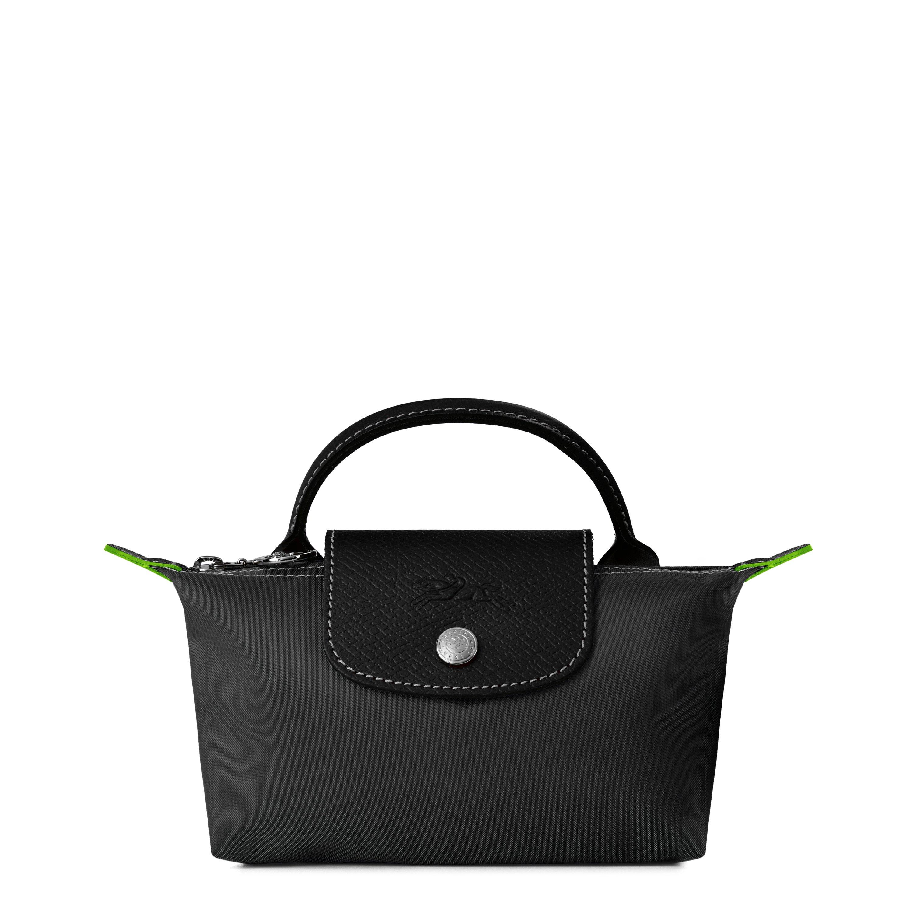 Longchamp Womens Le Pliage Pouch - Graphite