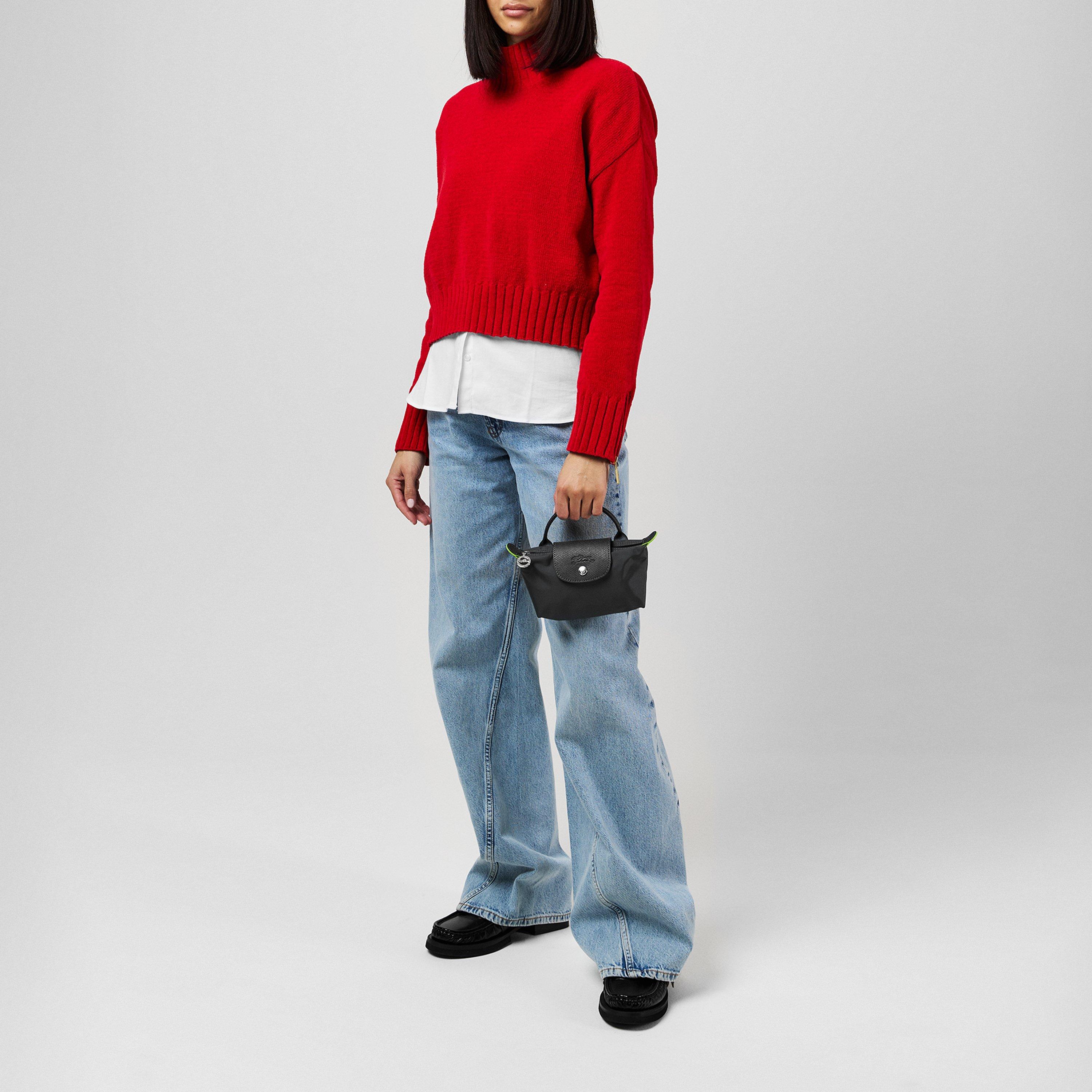 Graphite - Longchamp - Womens Le Pliage Pouch - 5