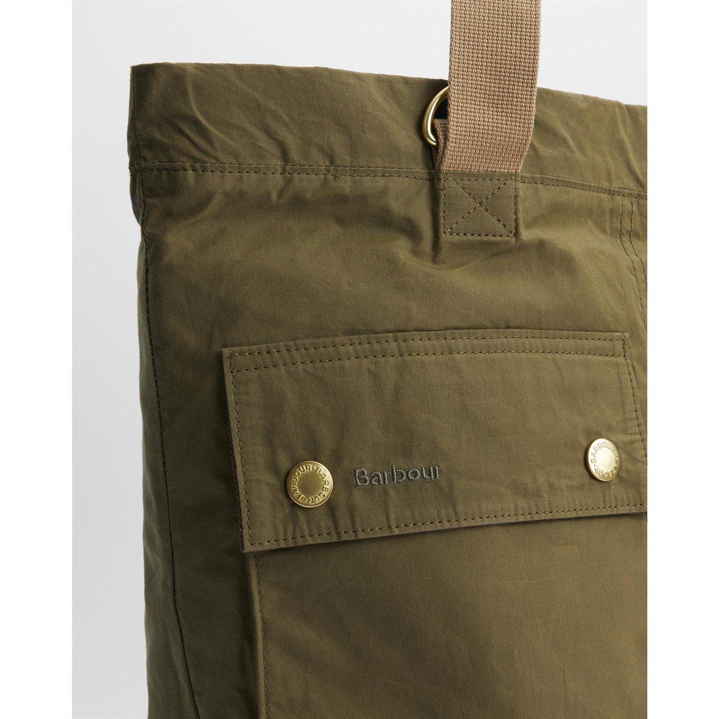 Dusky Green - Barbour - Transport Carry-All Tote Bag - 5