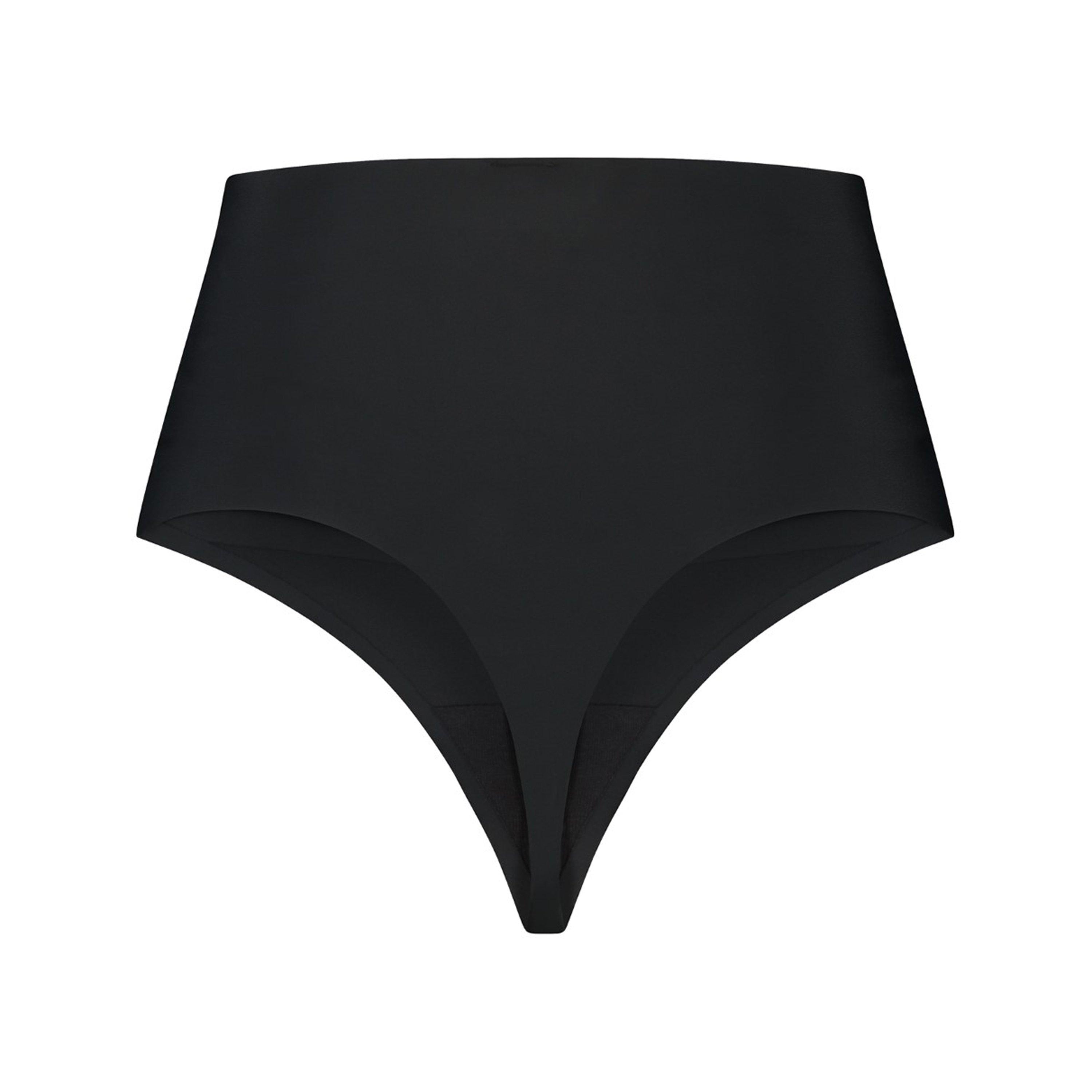 Sort - Bye Bra - Super Waist Control Shapewear Thong - 4