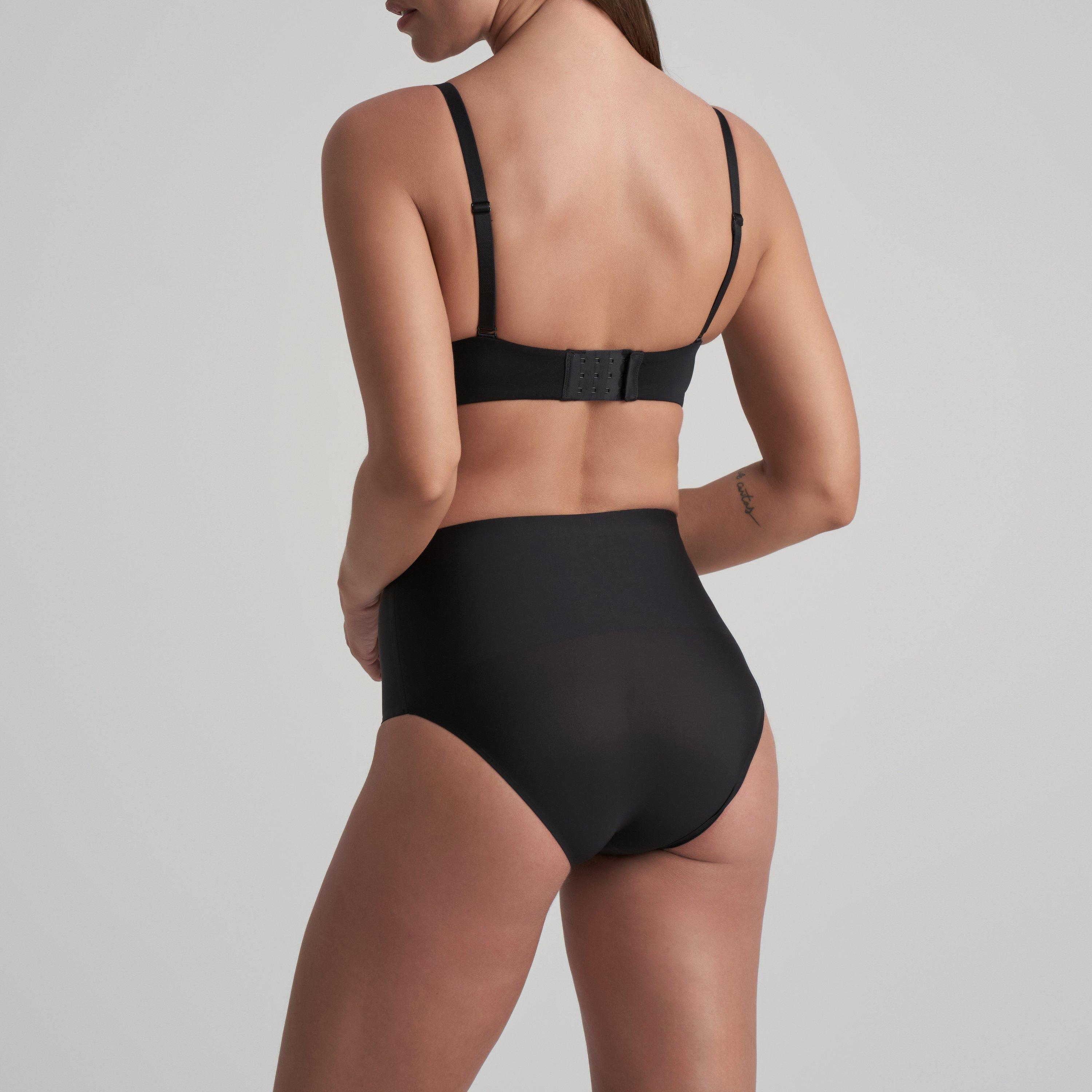 Black - Bye Bra - High Power Waist Shapewear Control Brief - 2