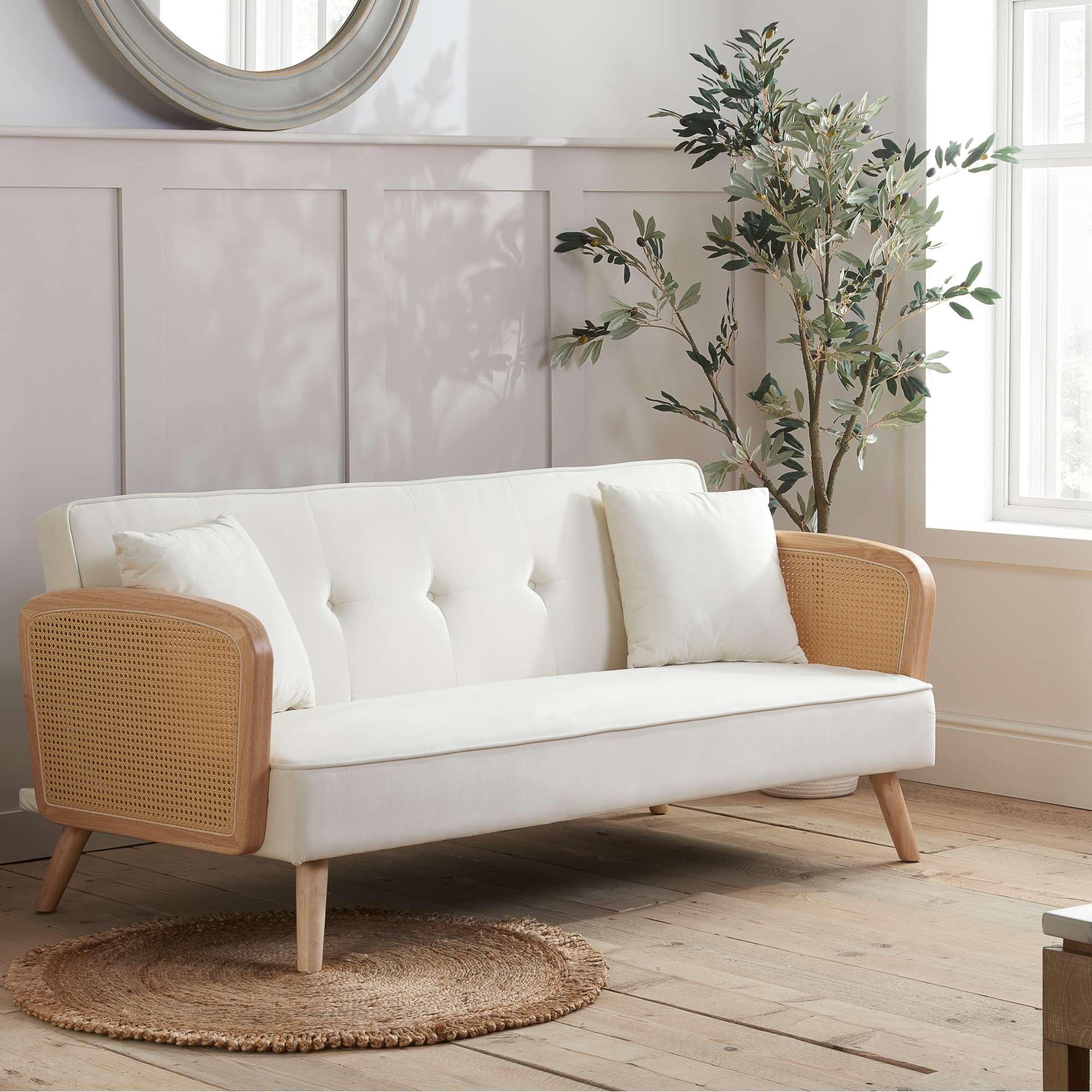 Birlea  Mila Sofa Bed - White & Oak