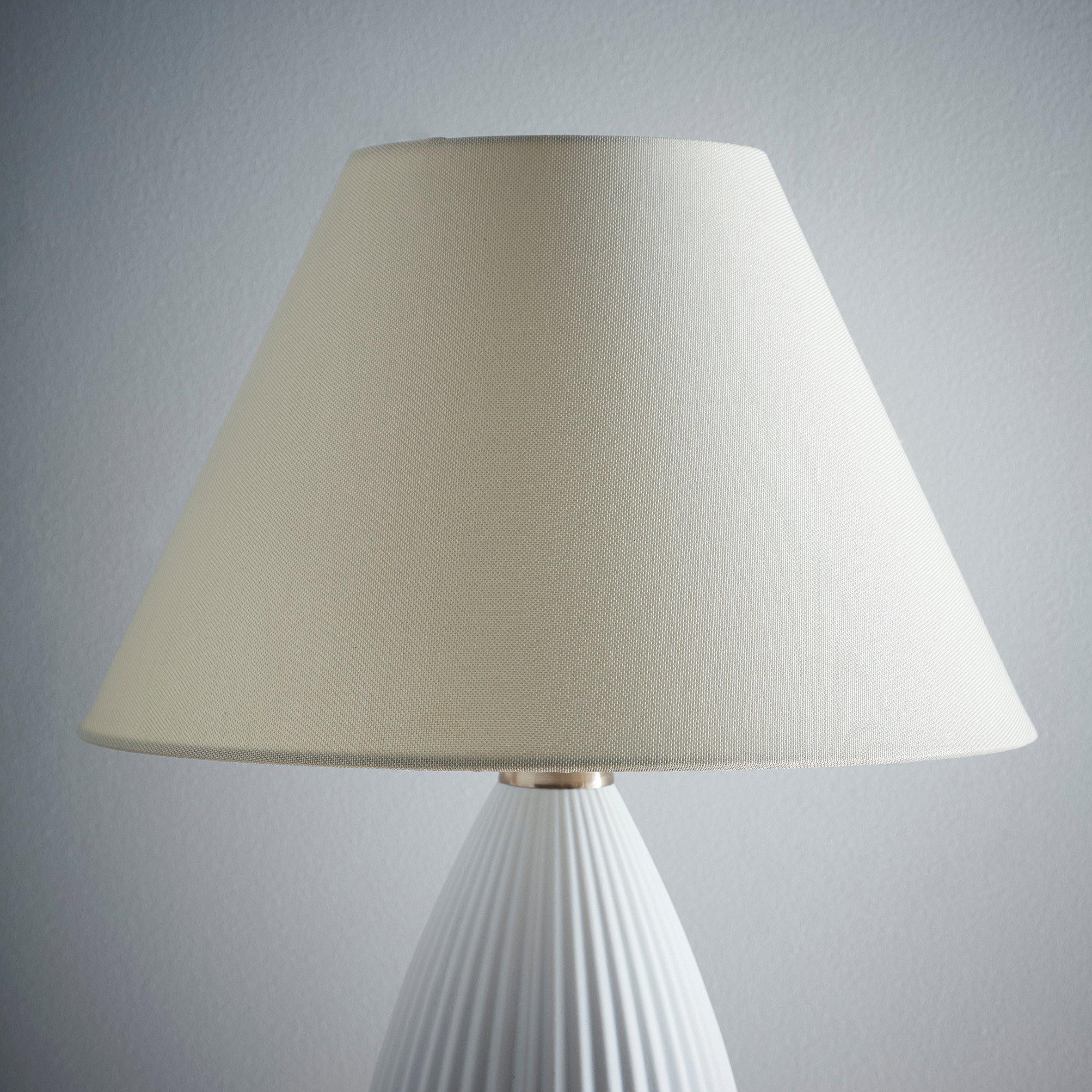 K Living  Traditional Cotton Coolie Lampshade Cream - Medium