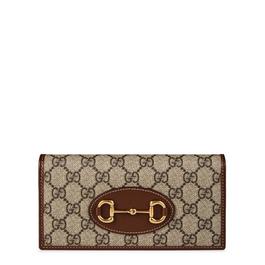 Gucci Horsebit 1955 Leather-Trimmed Printed Coated-Canvas Wallet