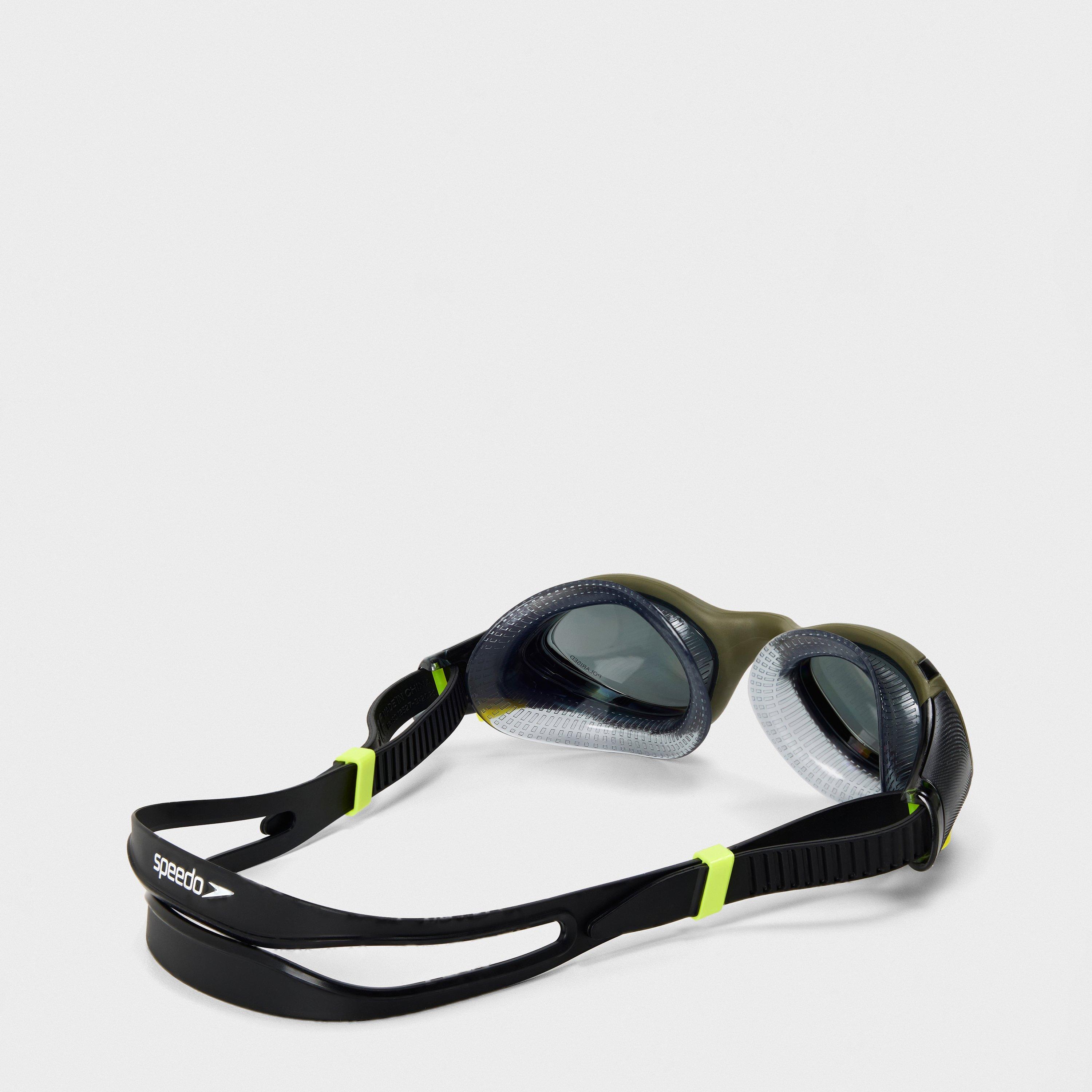 Olive/Noir - Speedo - Adults Biofuse Training Goggles - 2