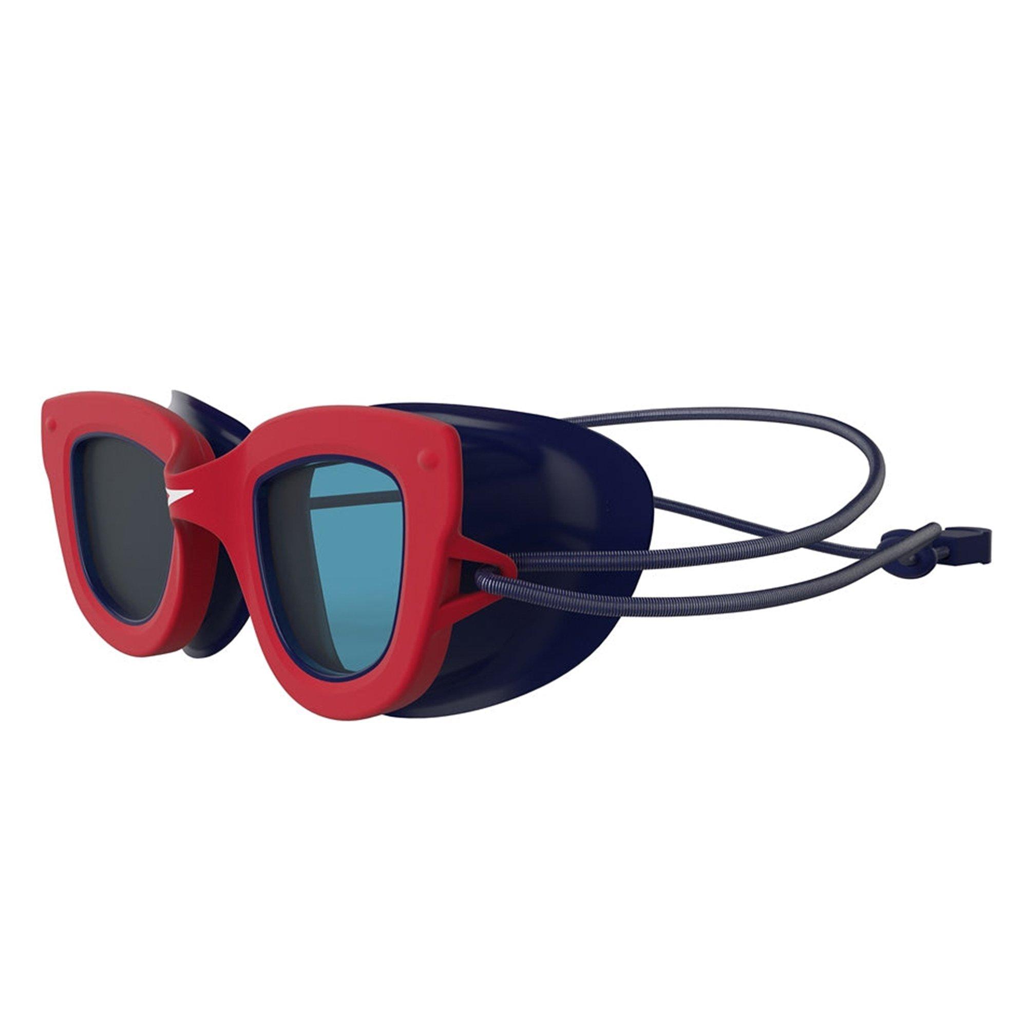Red/Cobalt - Speedo - Junior Sunny G Seashells Goggle - 2