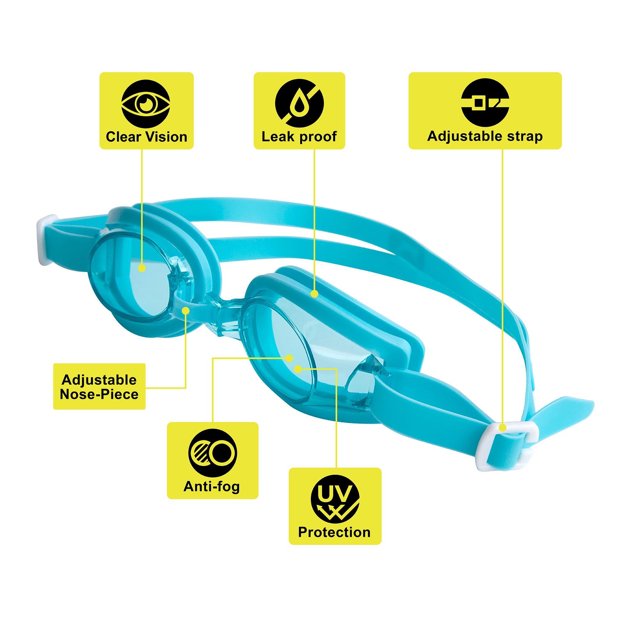 ple - Slazenger - Wave Swimming Goggles Junior - 4