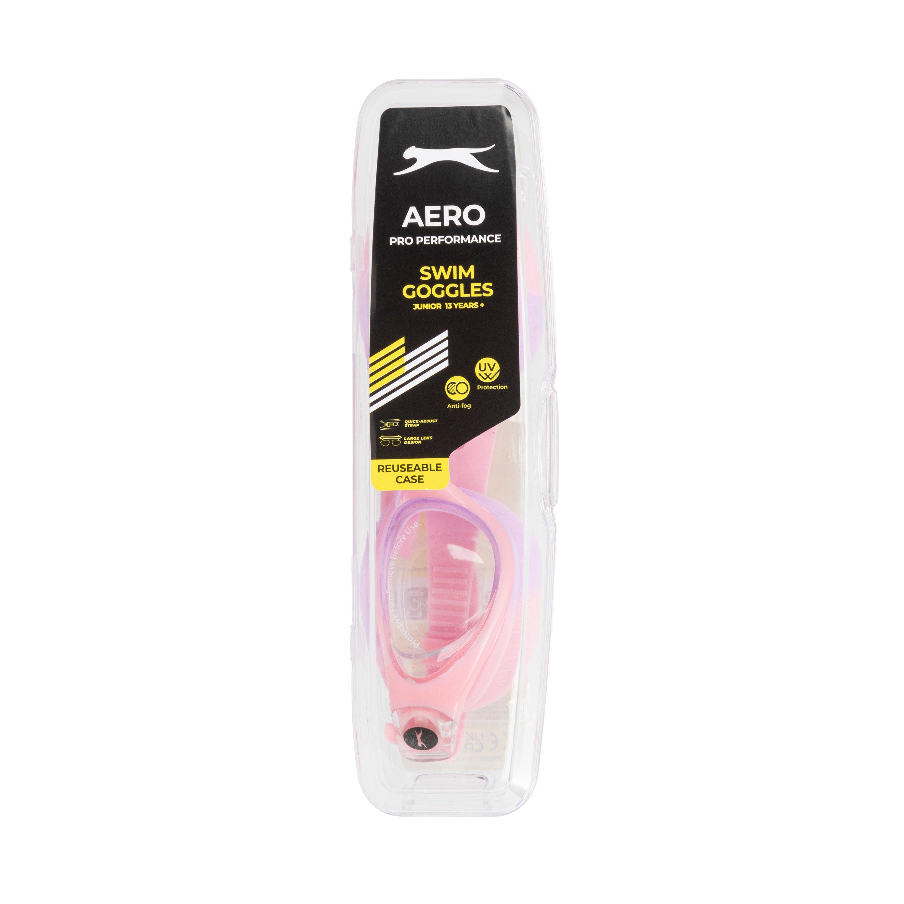 Pink - Slazenger - Aero Junior Swimming Goggles - 5