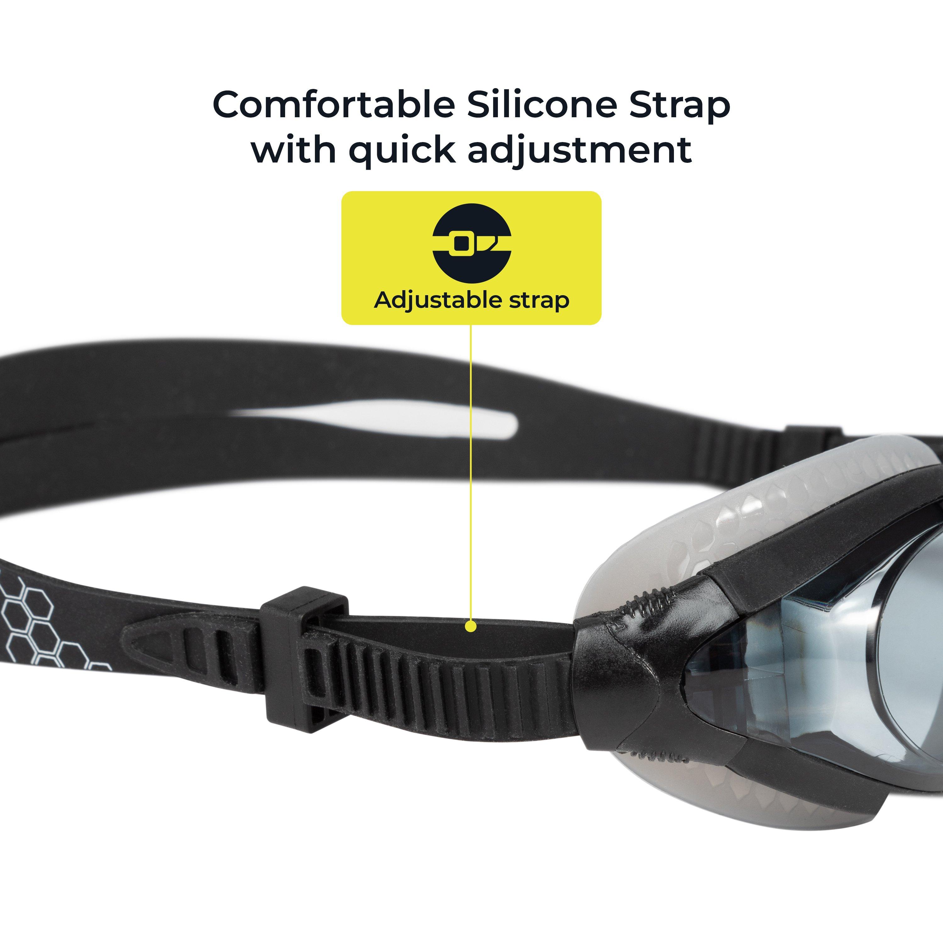 Sort - Slazenger - Aero Swimming Goggles Adults - 4