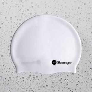 White - Slazenger - Silicone Swimming Cap Adults - 1