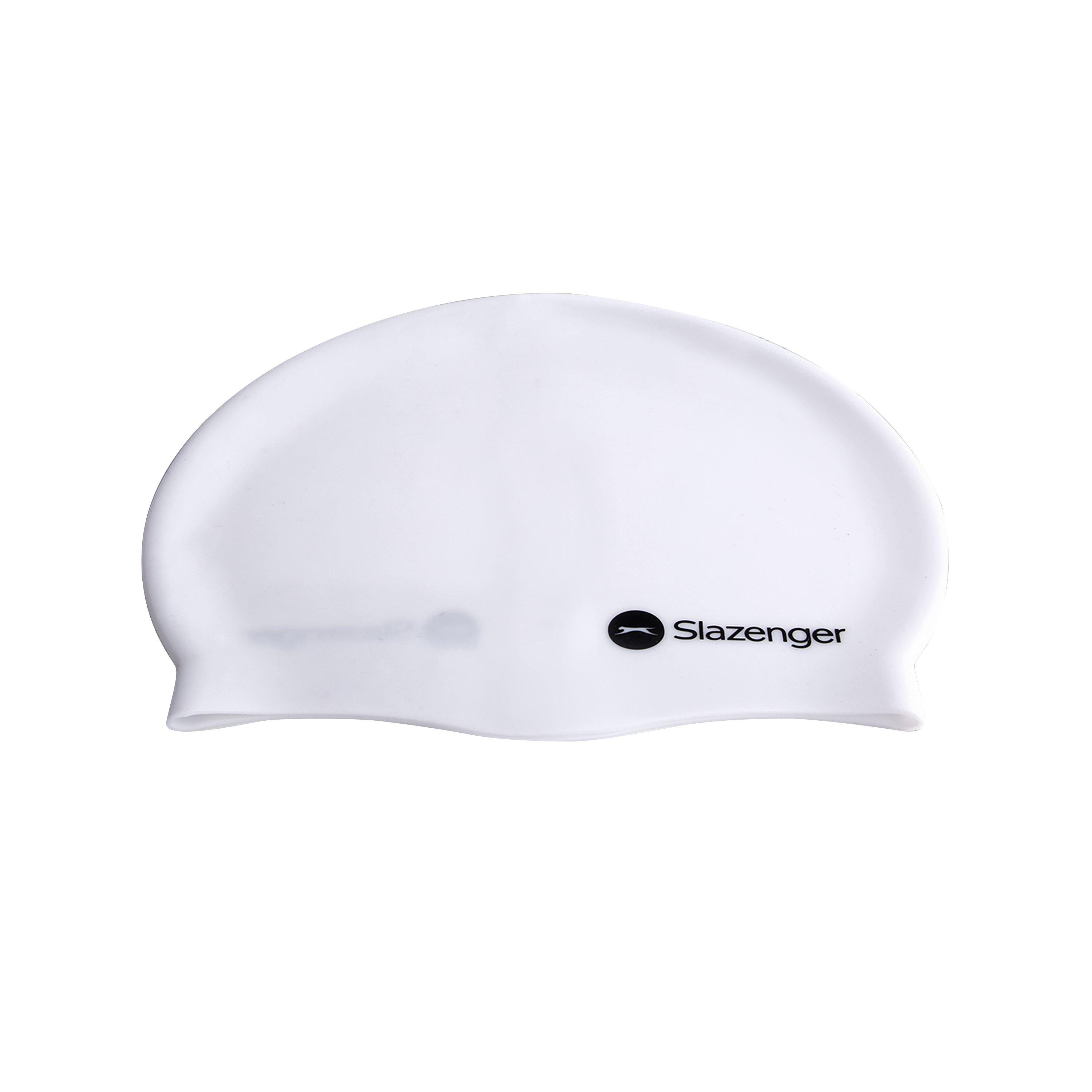 Wit - Slazenger - Silicone Swimming Cap Adults - 3
