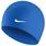 Solid Silicon Unisex Adults Swimming Cap