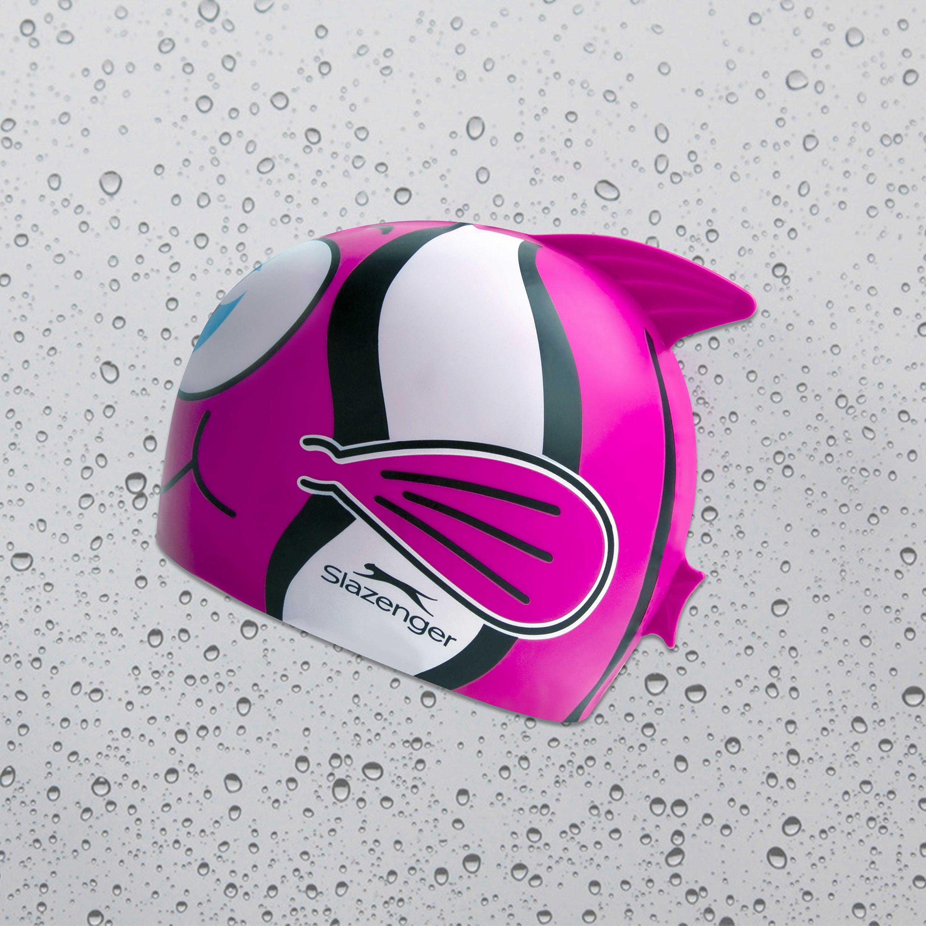 Pesce rosa - Slazenger - Fish Print Silicone Swimming Cap Childrens - 4
