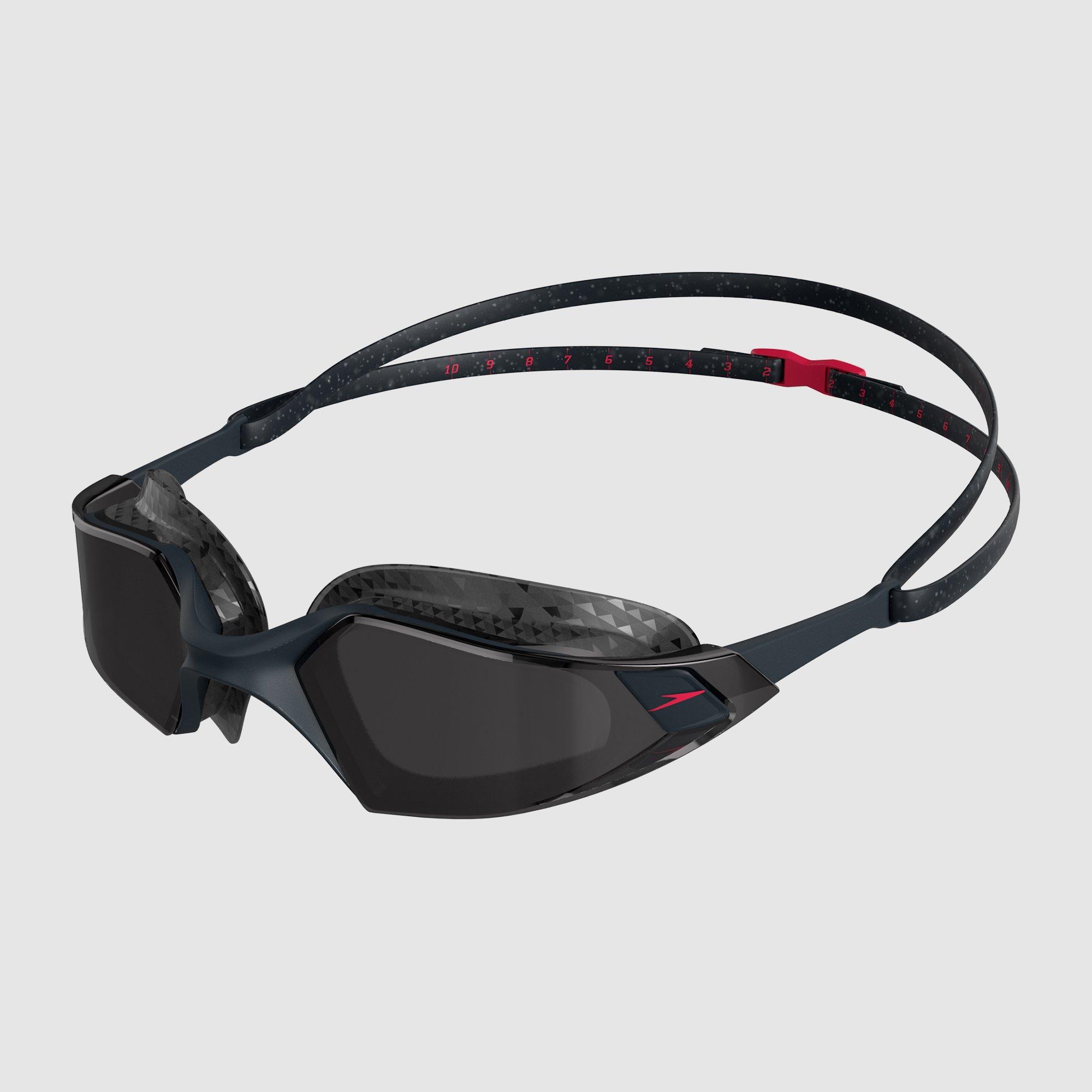 O.Grey/Red/Smk - Speedo - Aquapulse Pro Training Goggles