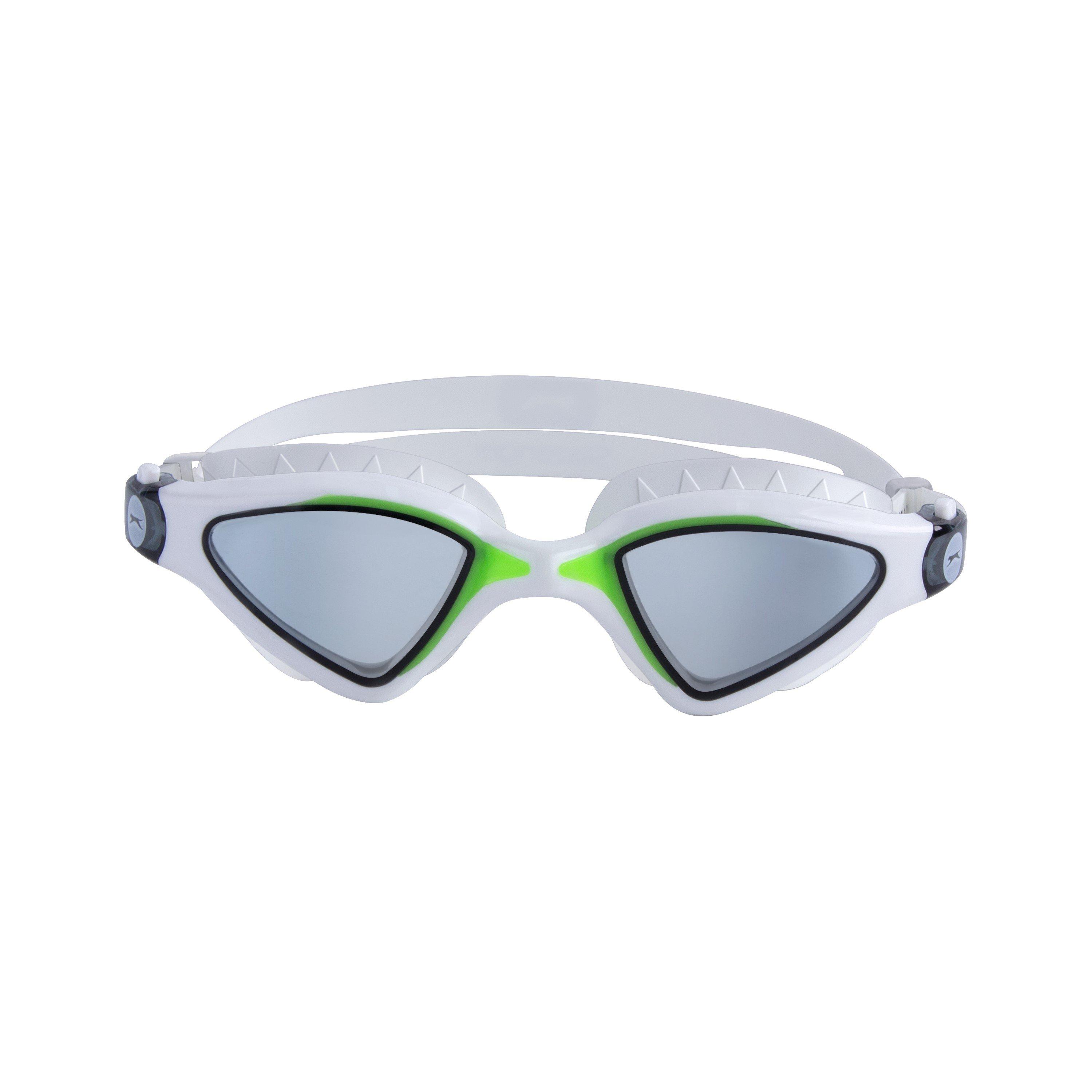 White/Green - Slazenger - Surge Swim Training Goggles - 1
