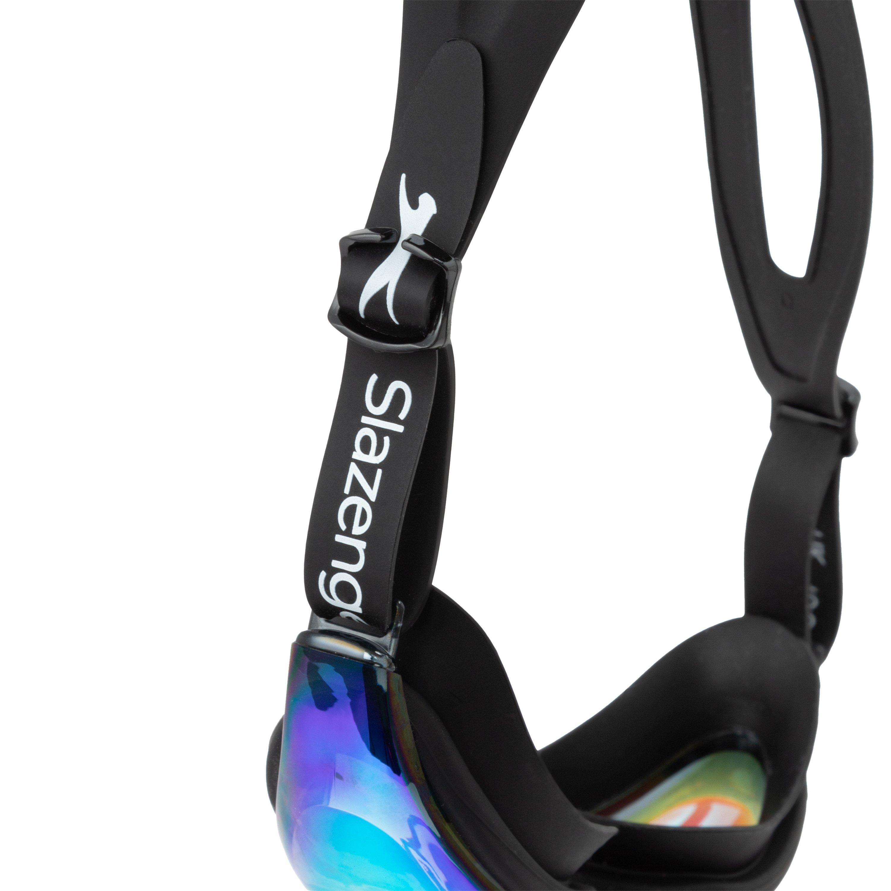 Schwarz - Slazenger - Drift Swim Training Goggles - 4